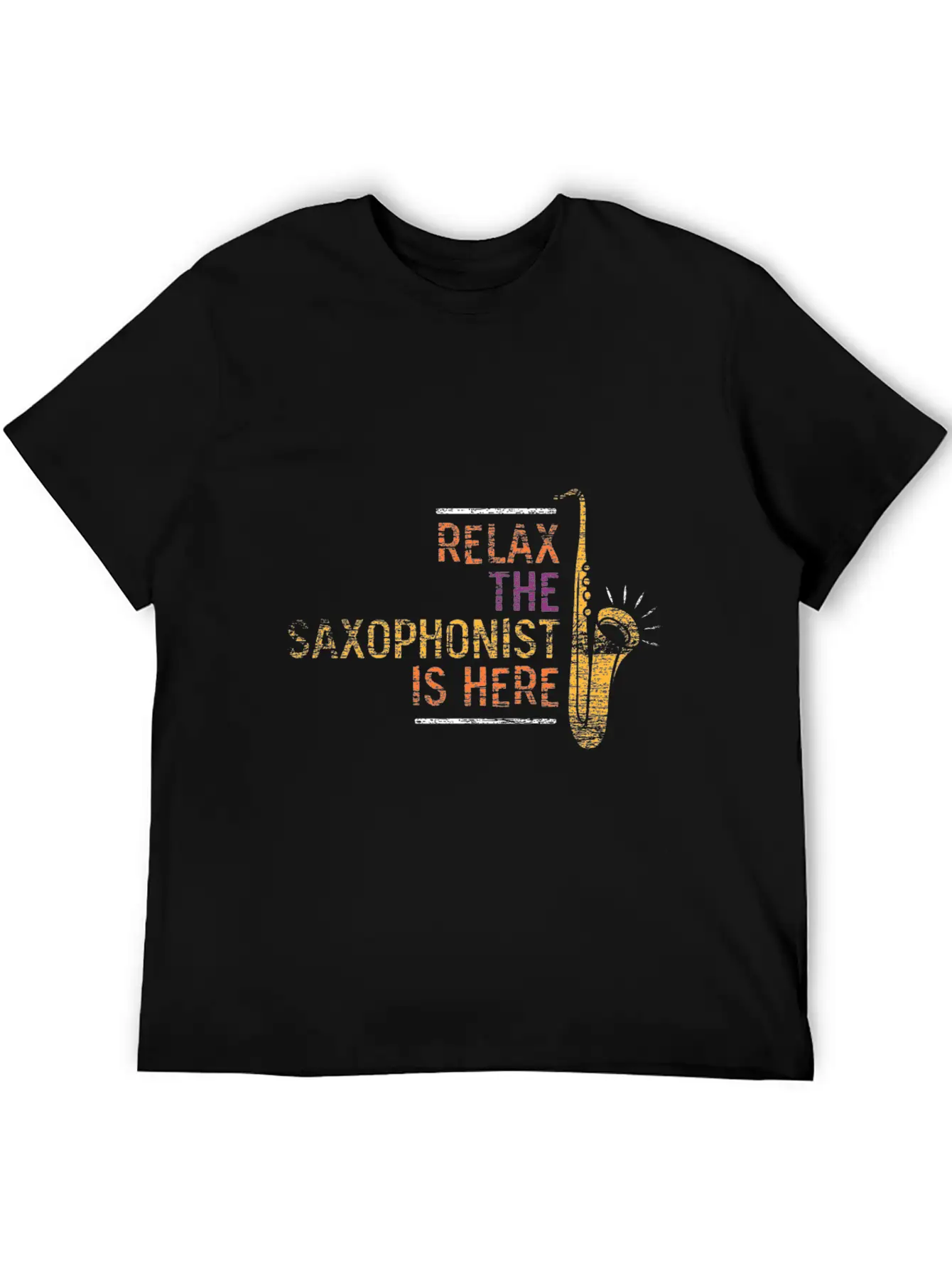 Saxophone Concert Unisex Casual T-Shirt – Clean Design For Daily Comfort