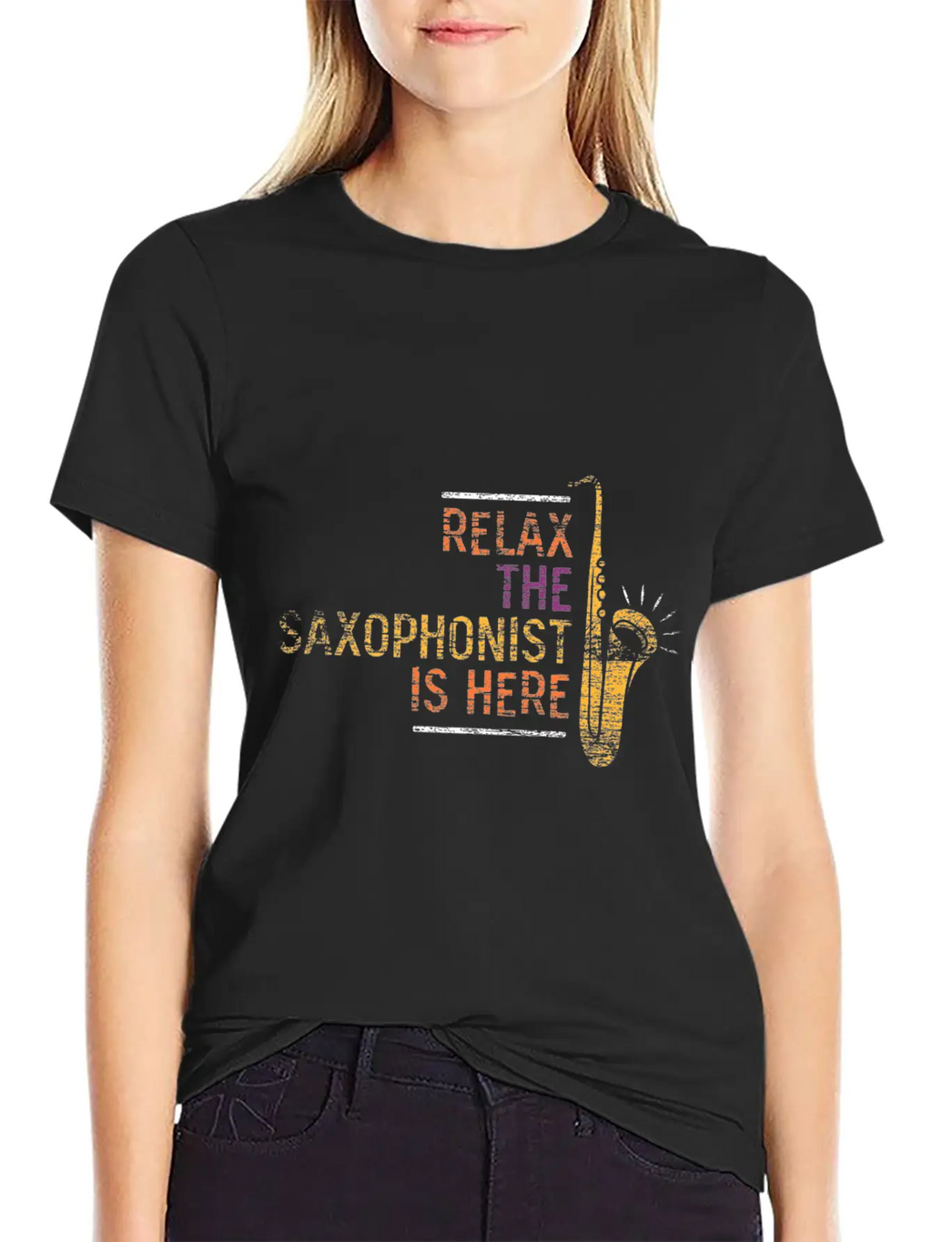 Saxophone Concert Unisex Casual T-Shirt – Clean Design For Daily Comfort