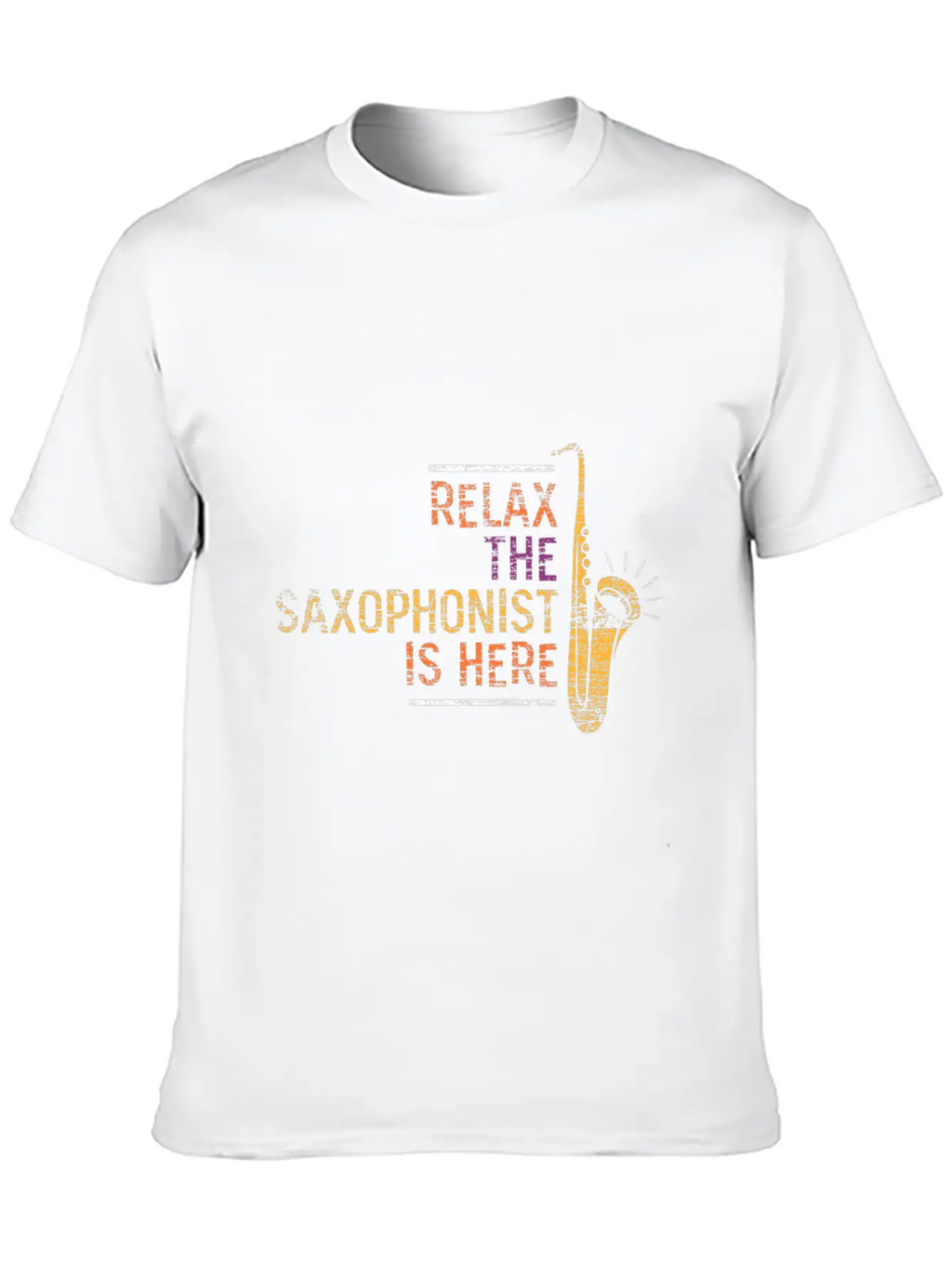 Saxophone Concert Unisex Casual T-Shirt – Clean Design For Daily Comfort