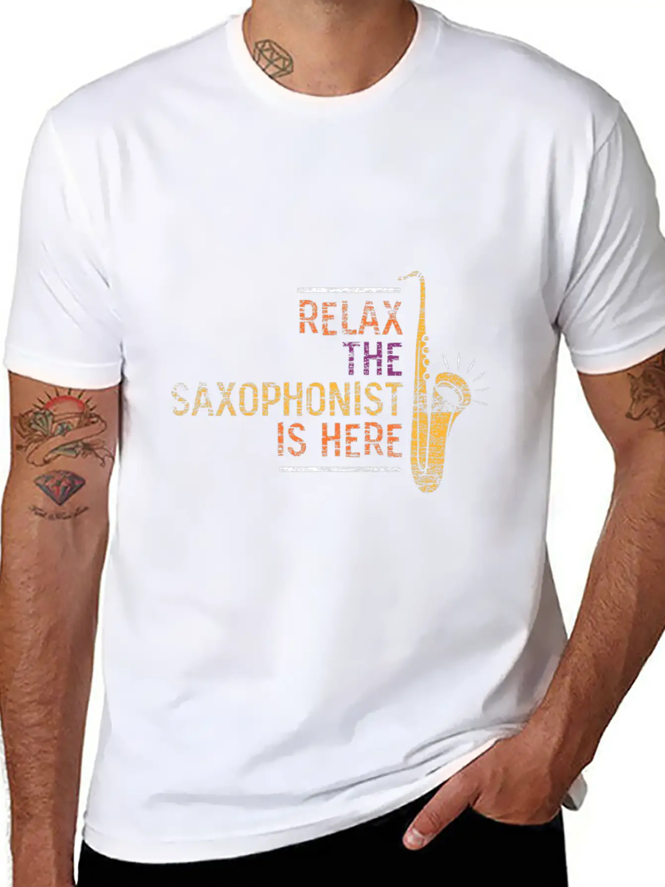 Saxophone Concert Unisex Casual T-Shirt – Clean Design For Daily Comfort