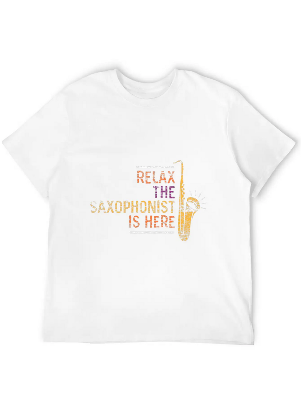 Saxophone Concert Unisex Casual T-Shirt – Clean Design For Daily Comfort