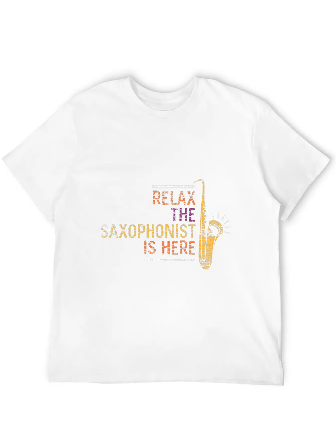 Saxophone Concert Unisex Casual T-Shirt – Clean Design For Daily Comfort