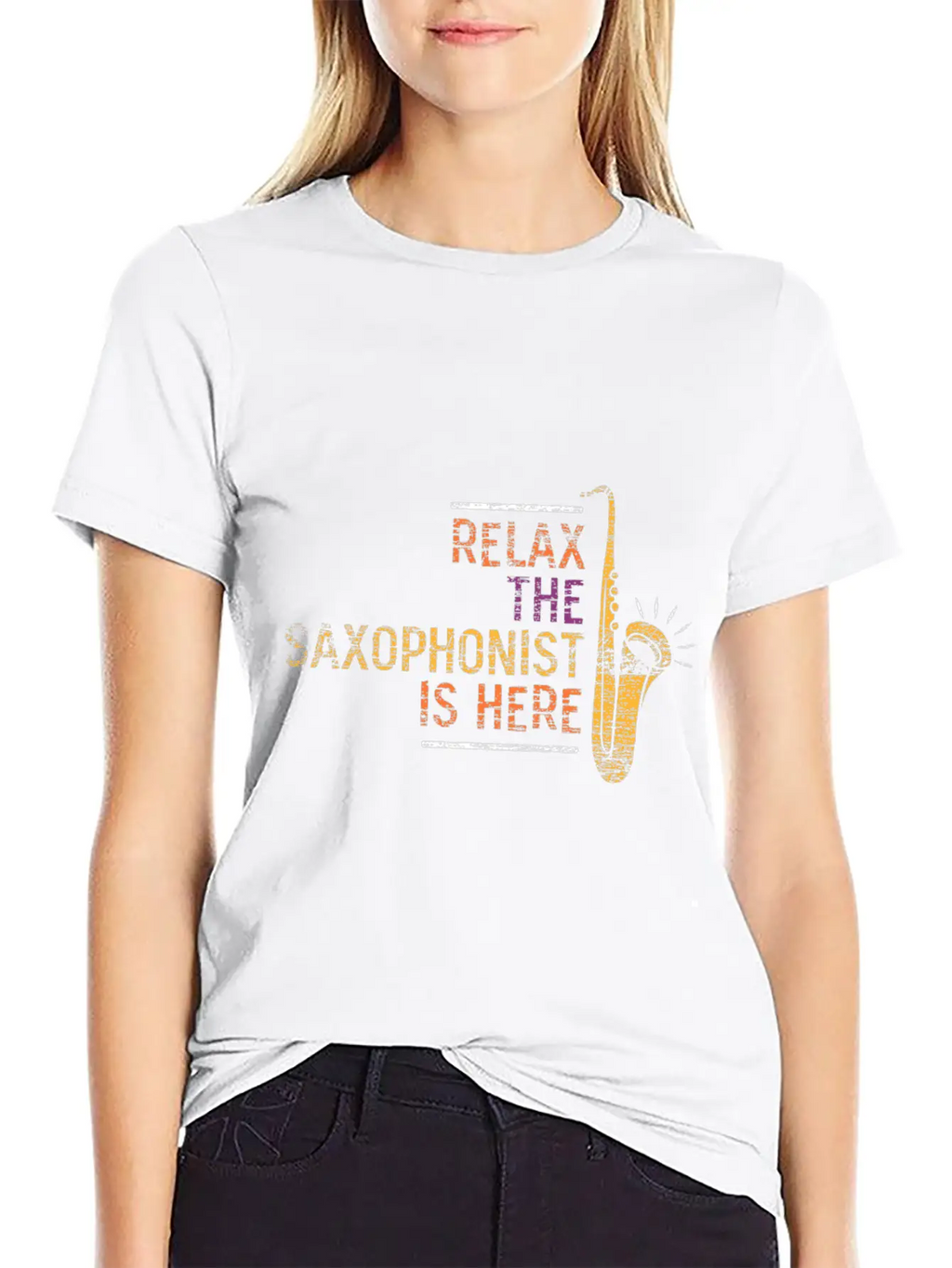 Saxophone Concert Unisex Casual T-Shirt – Clean Design For Daily Comfort