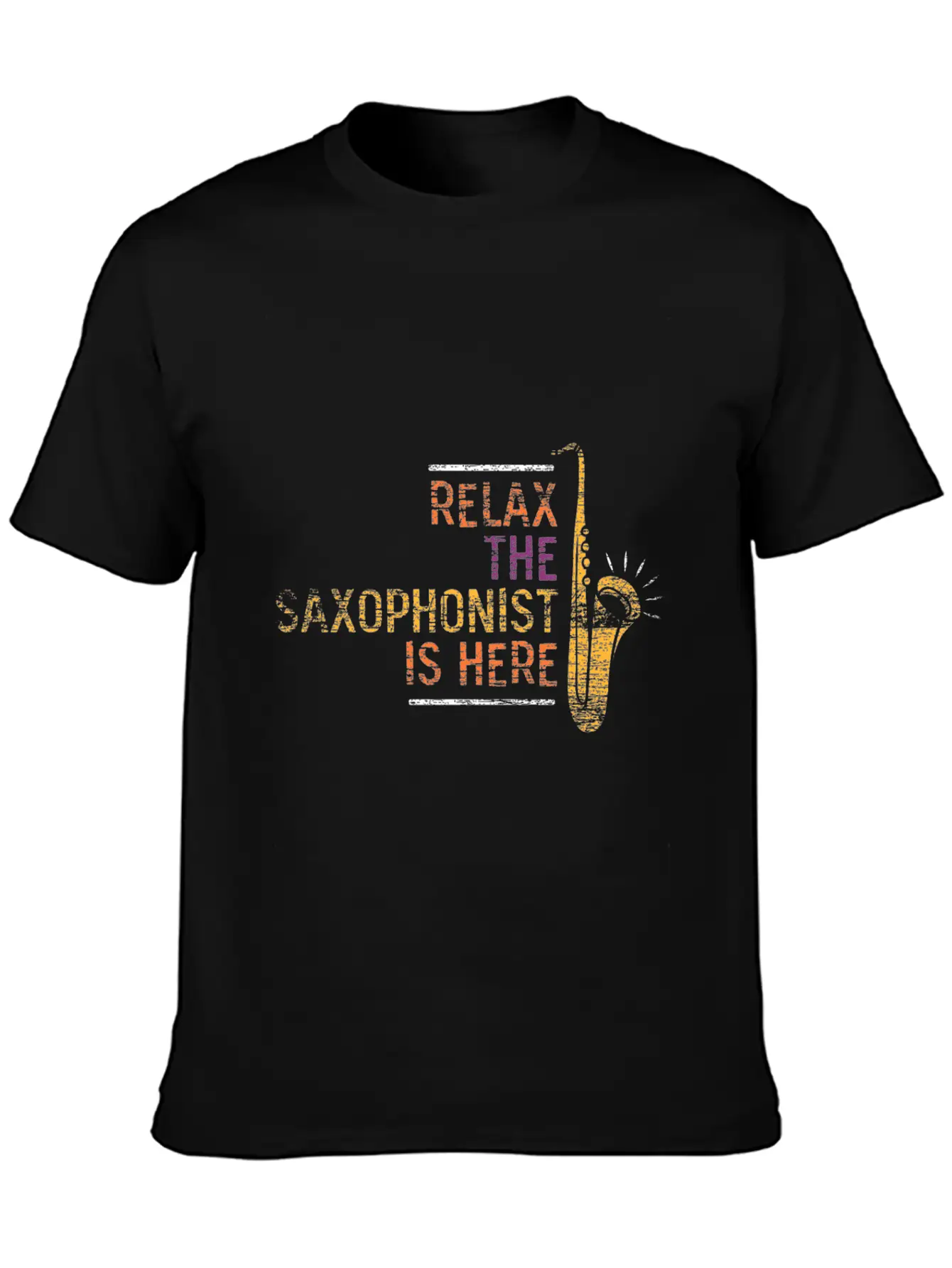 Saxophone Concert Unisex Casual T-Shirt – Clean Design For Daily Comfort