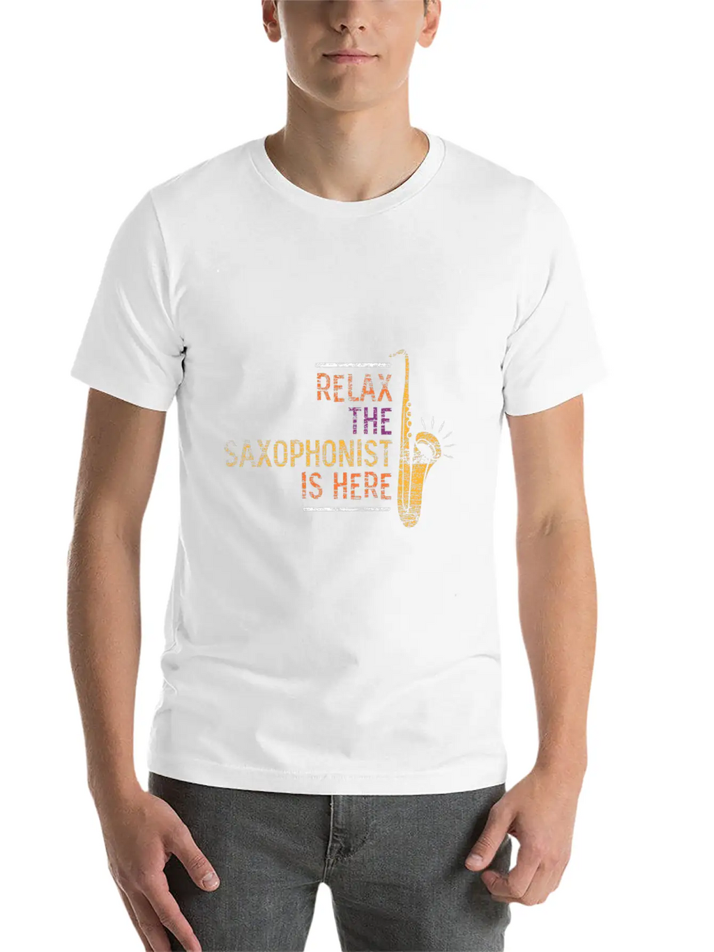 Saxophone Concert Unisex Casual T-Shirt – Clean Design For Daily Comfort