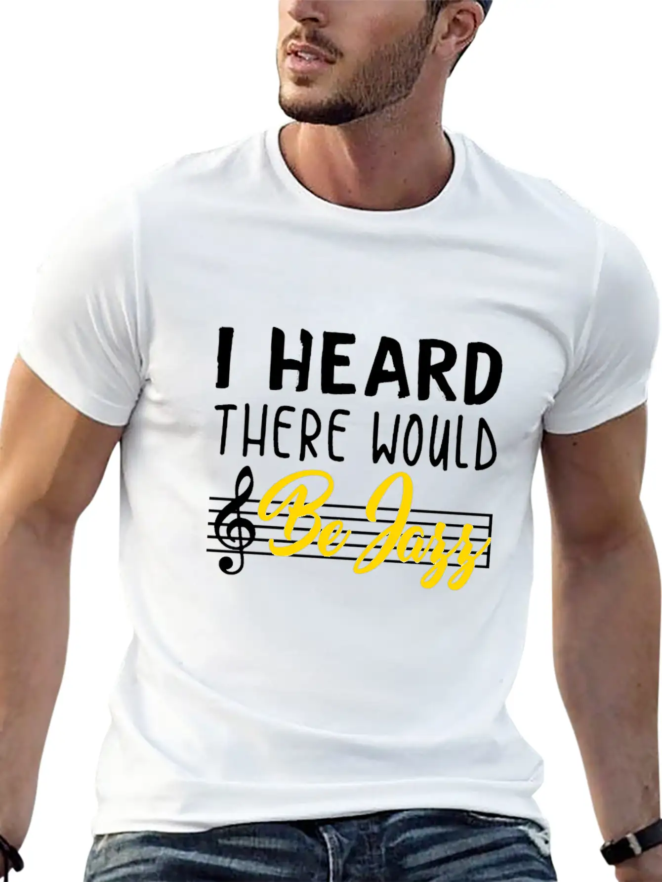 Saxophone Jazz Music Stylish Everyday T-Shirt – Unisex Basic Cotton Tee