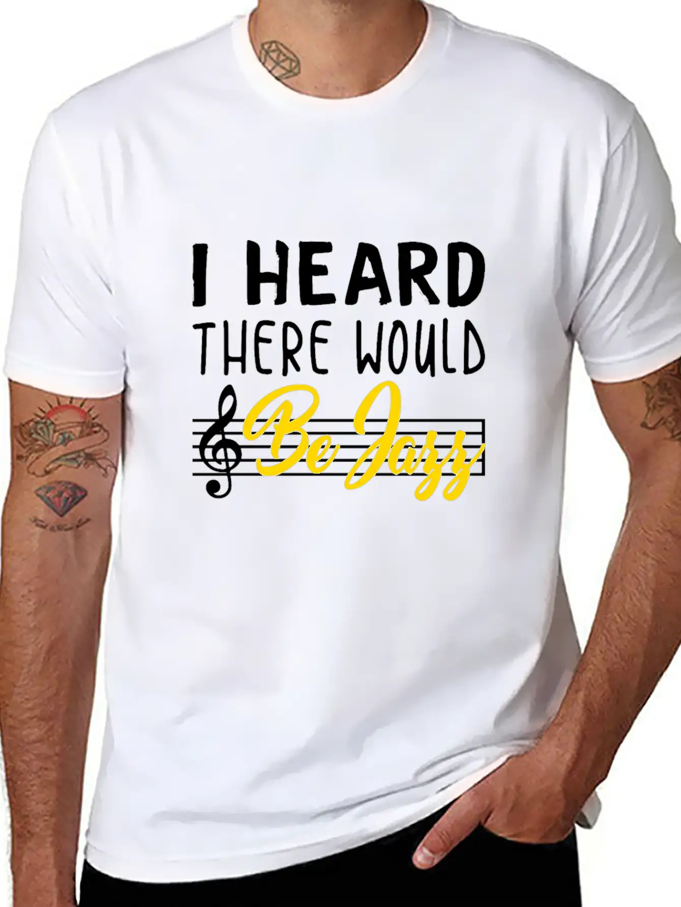 Saxophone Jazz Music Stylish Everyday T-Shirt – Unisex Basic Cotton Tee