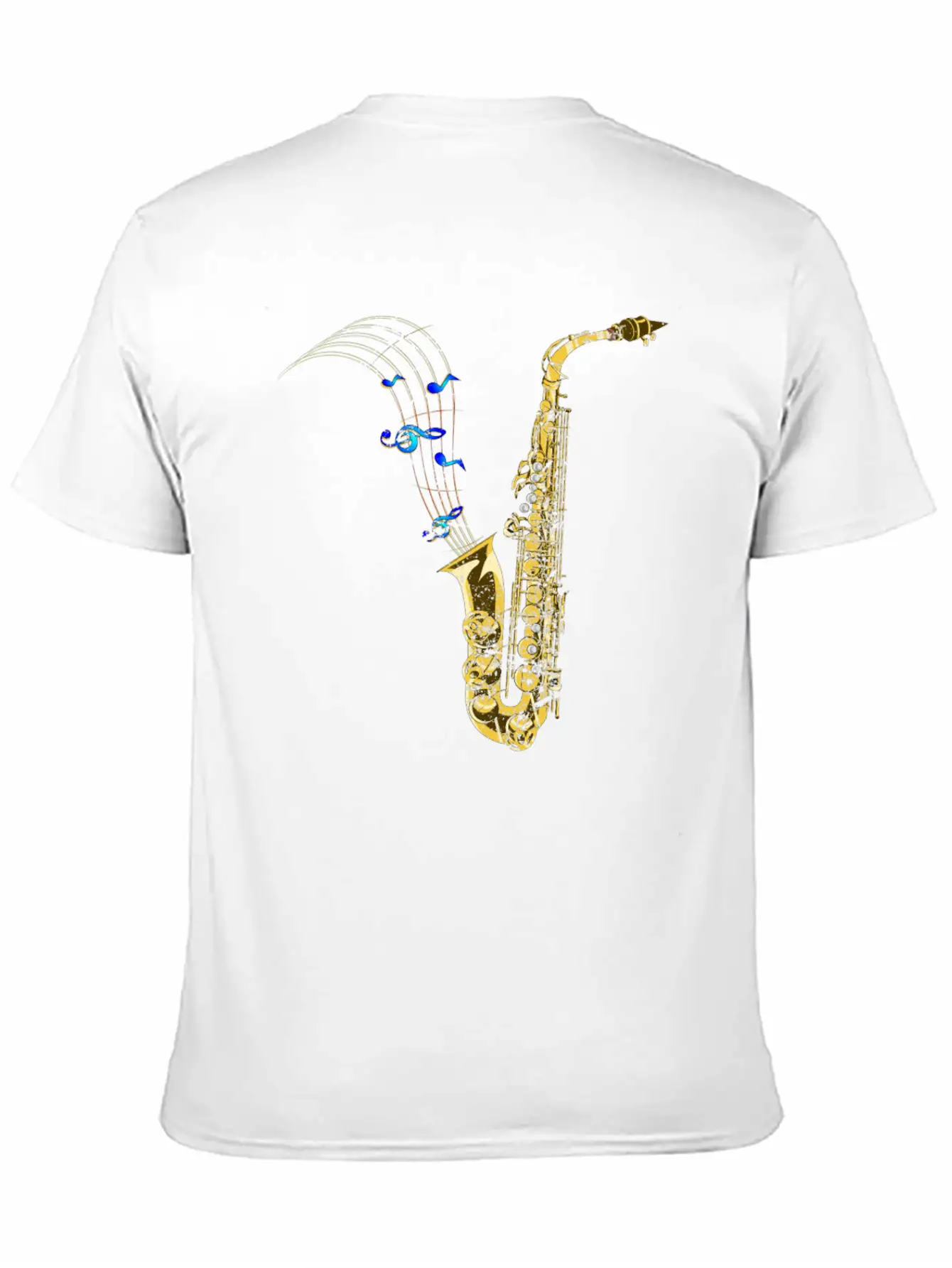 Saxophone Music Unisex Casual T-Shirt – Clean Design For Daily Comfort