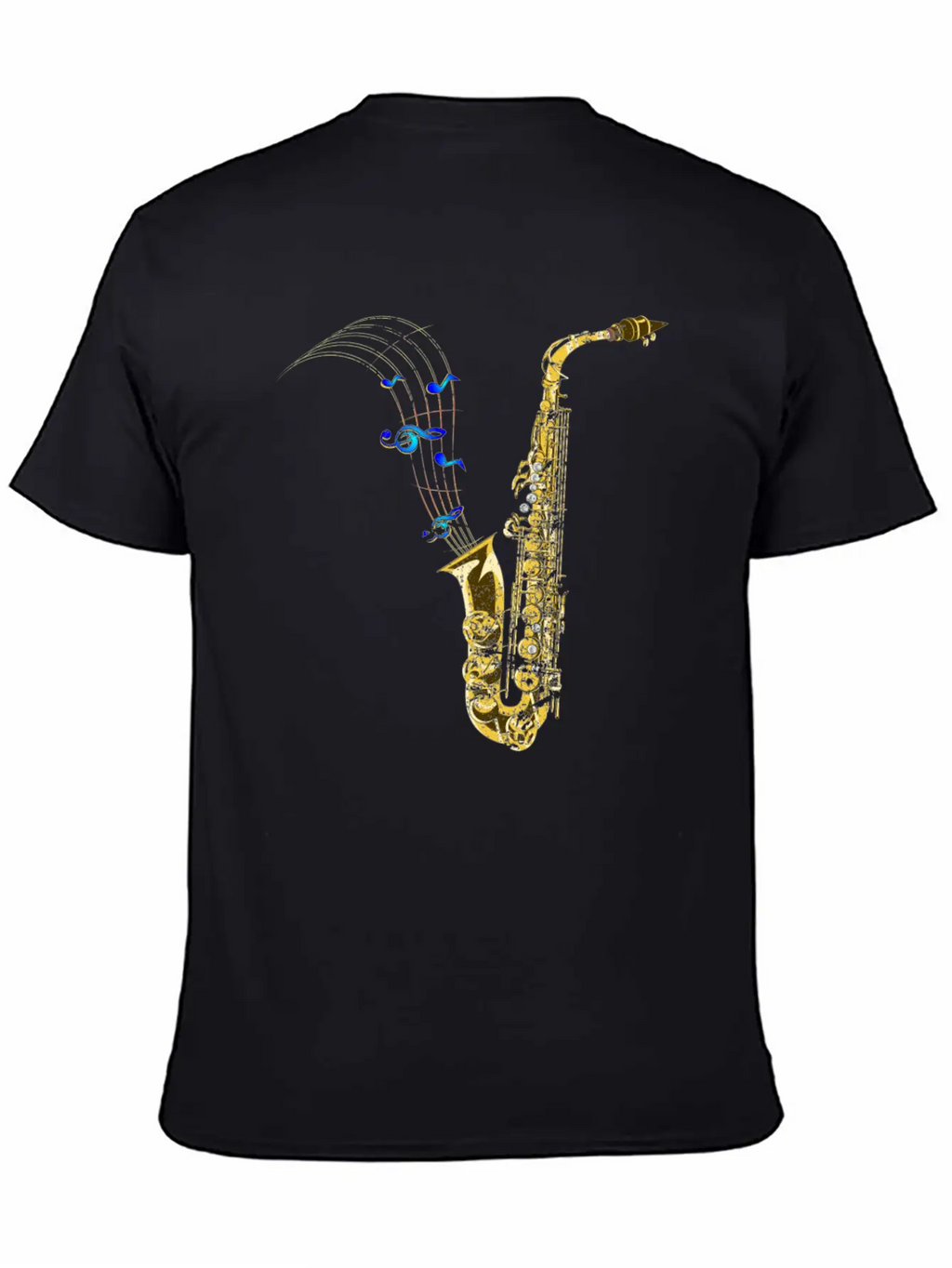 Saxophone Music Unisex Casual T-Shirt – Clean Design For Daily Comfort