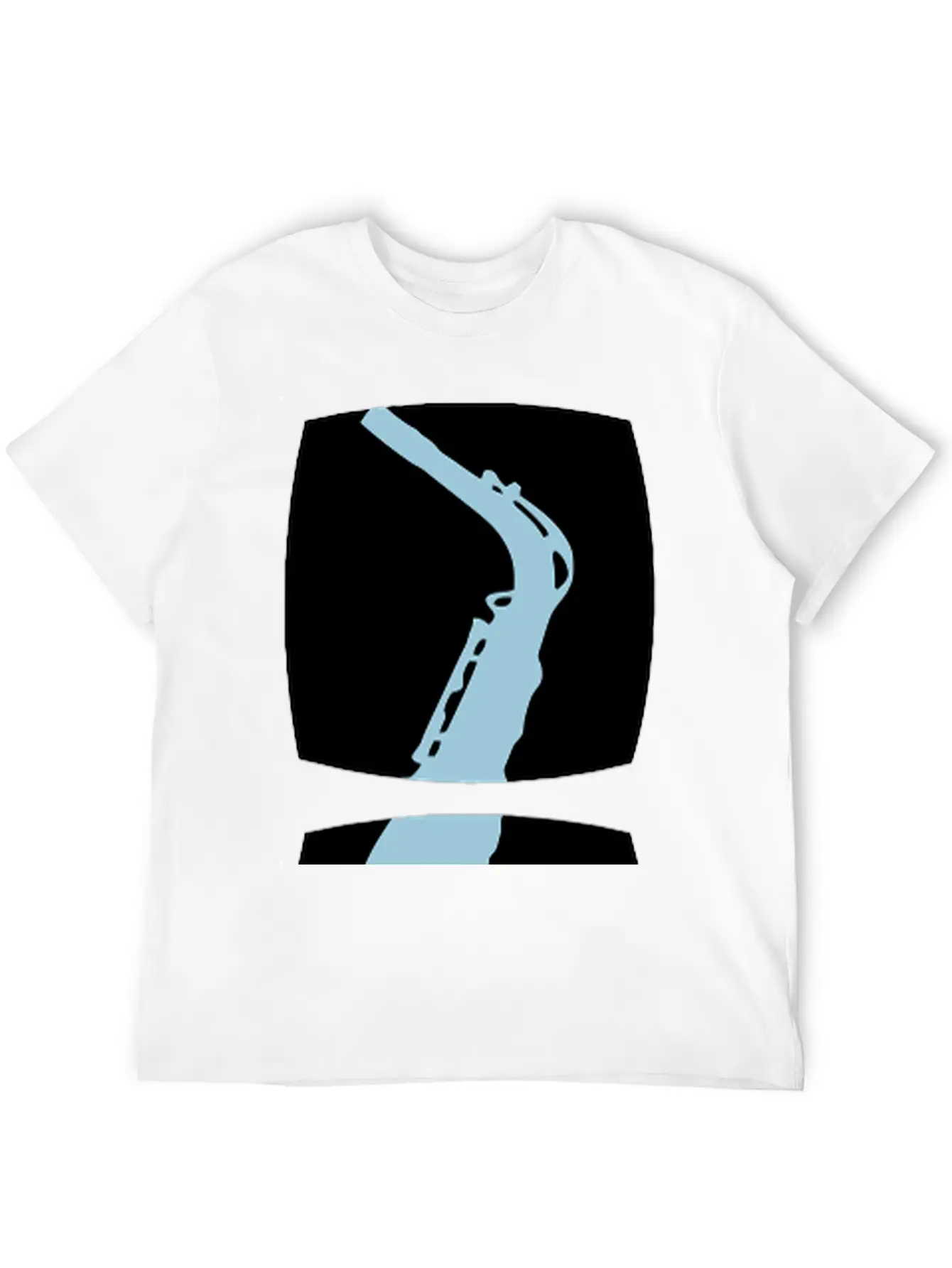 Saxophone Musician Motif Unisex Casual T-Shirt – Clean Design For Daily Comfort