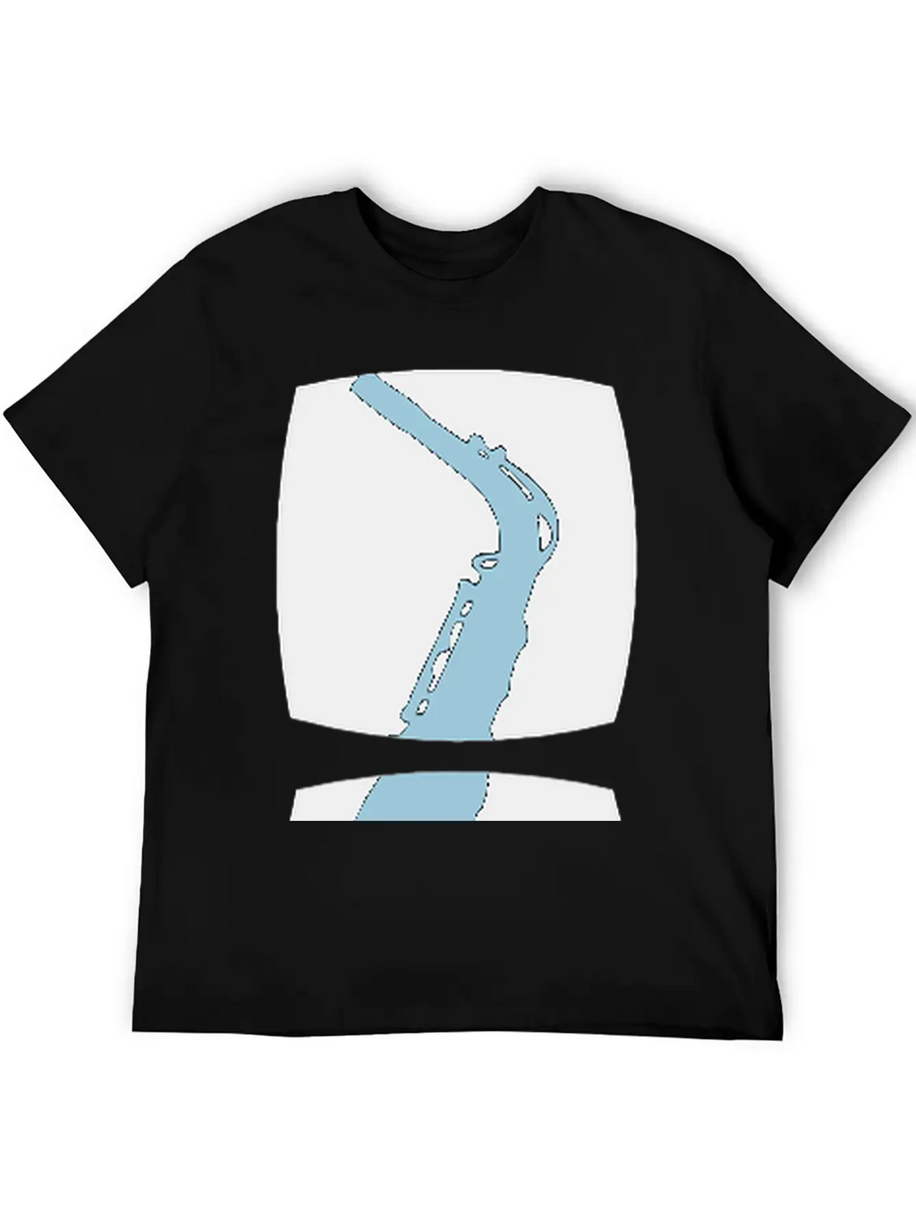Saxophone Musician Motif Unisex Casual T-Shirt – Clean Design For Daily Comfort