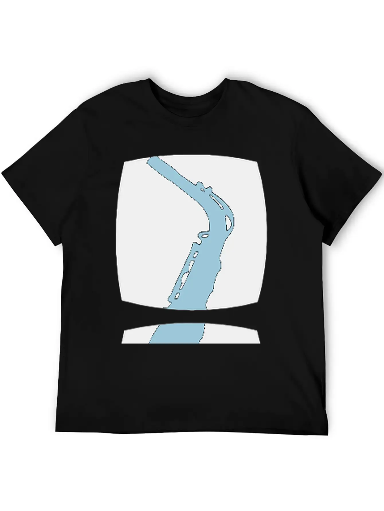 Saxophone Musician Motif Unisex Casual T-Shirt – Clean Design For Daily Comfort
