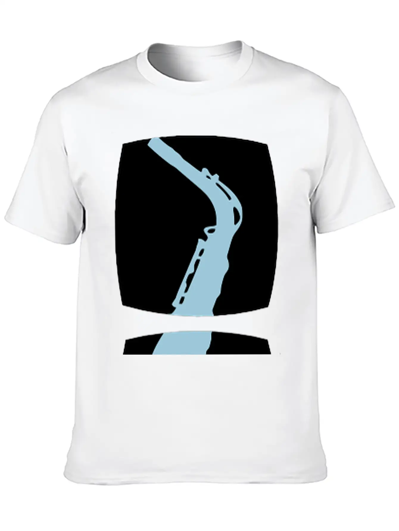 Saxophone Musician Motif Unisex Casual T-Shirt – Clean Design For Daily Comfort