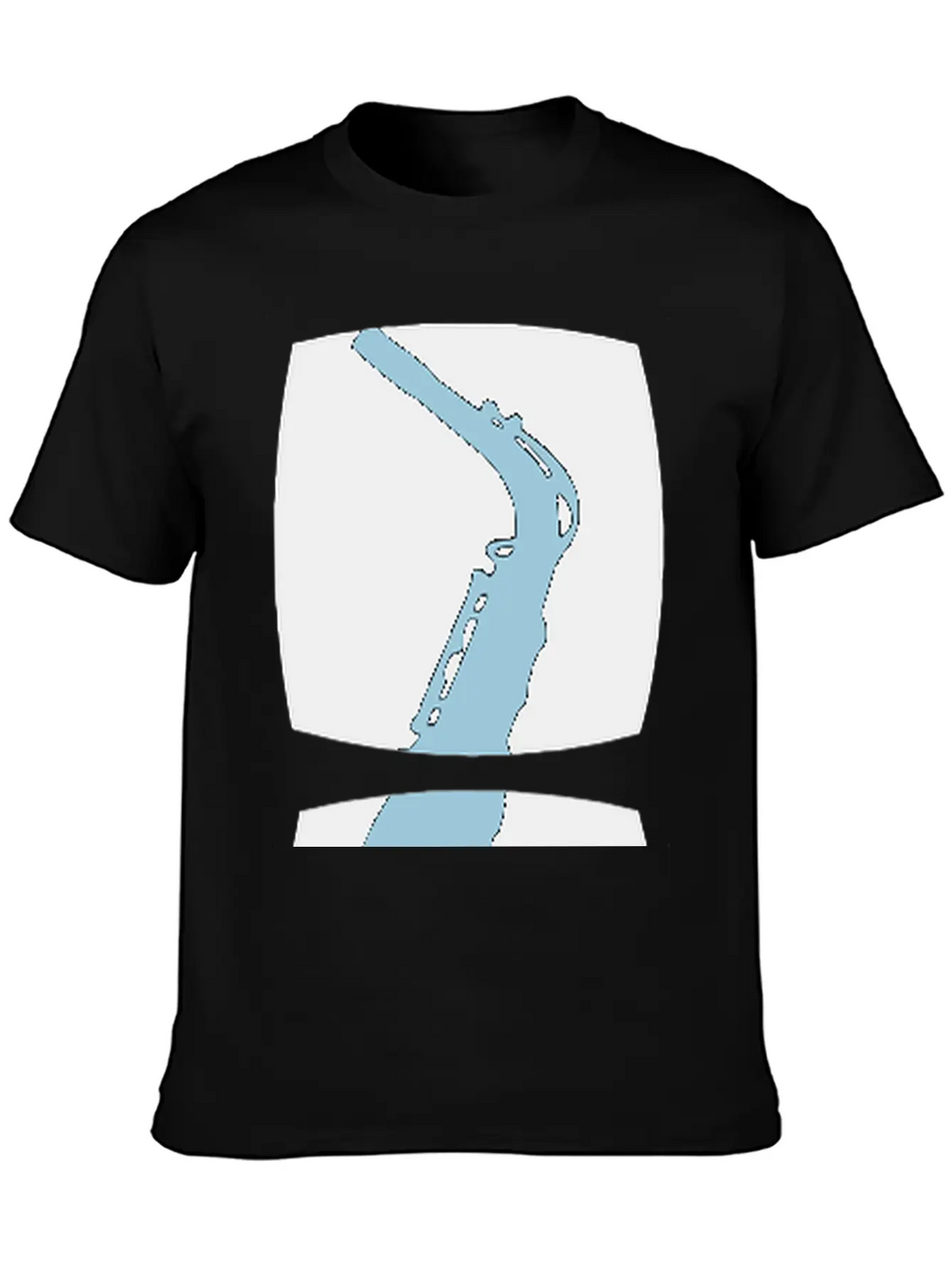 Saxophone Musician Motif Unisex Casual T-Shirt – Clean Design For Daily Comfort