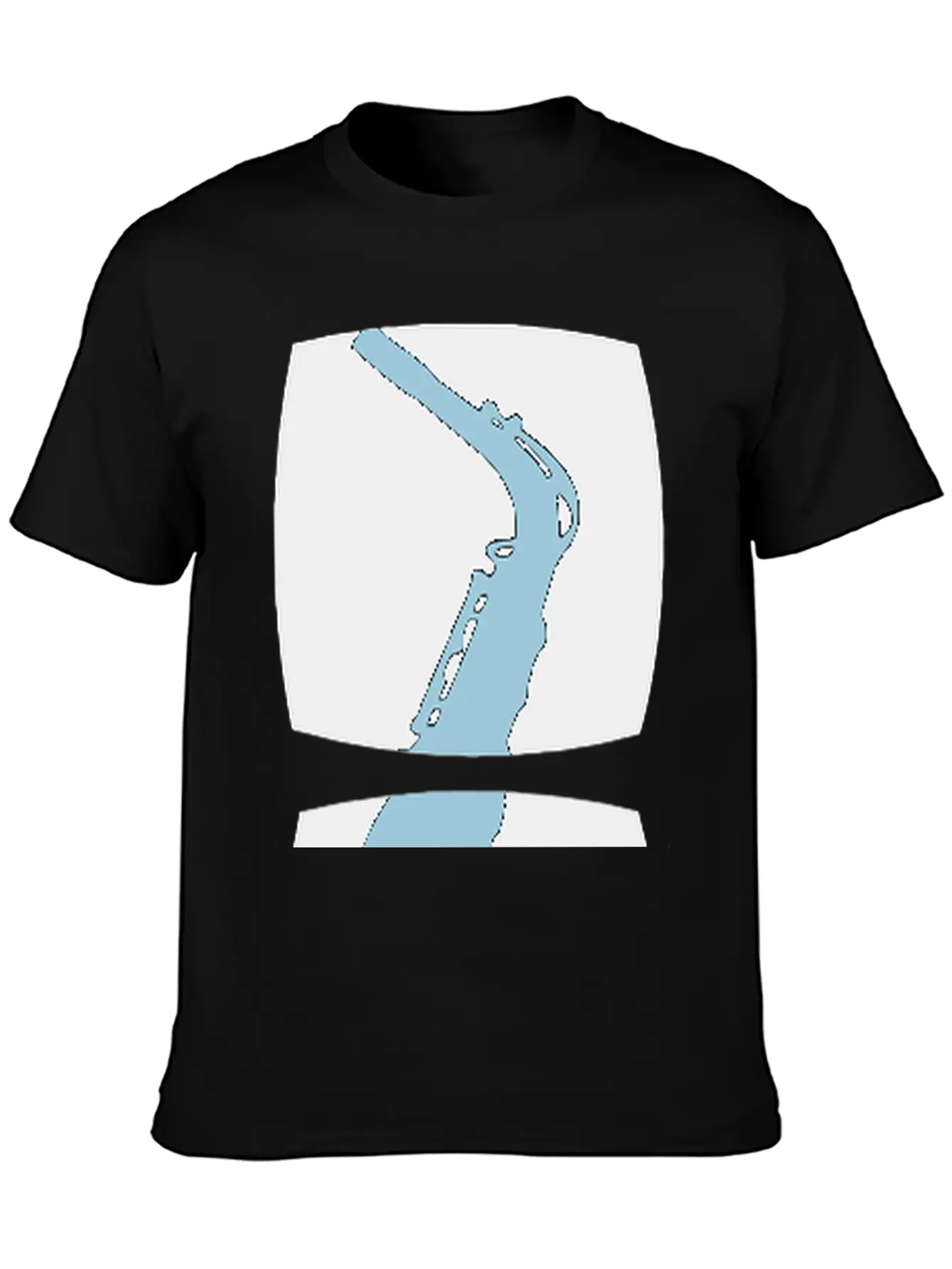 Saxophone Musician Motif Unisex Casual T-Shirt – Clean Design For Daily Comfort