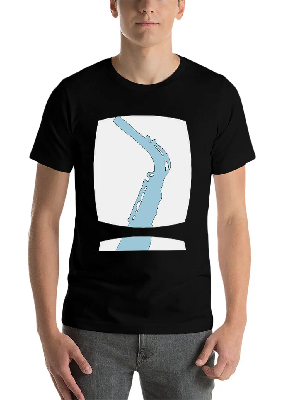 Saxophone Musician Motif Unisex Casual T-Shirt – Clean Design For Daily Comfort