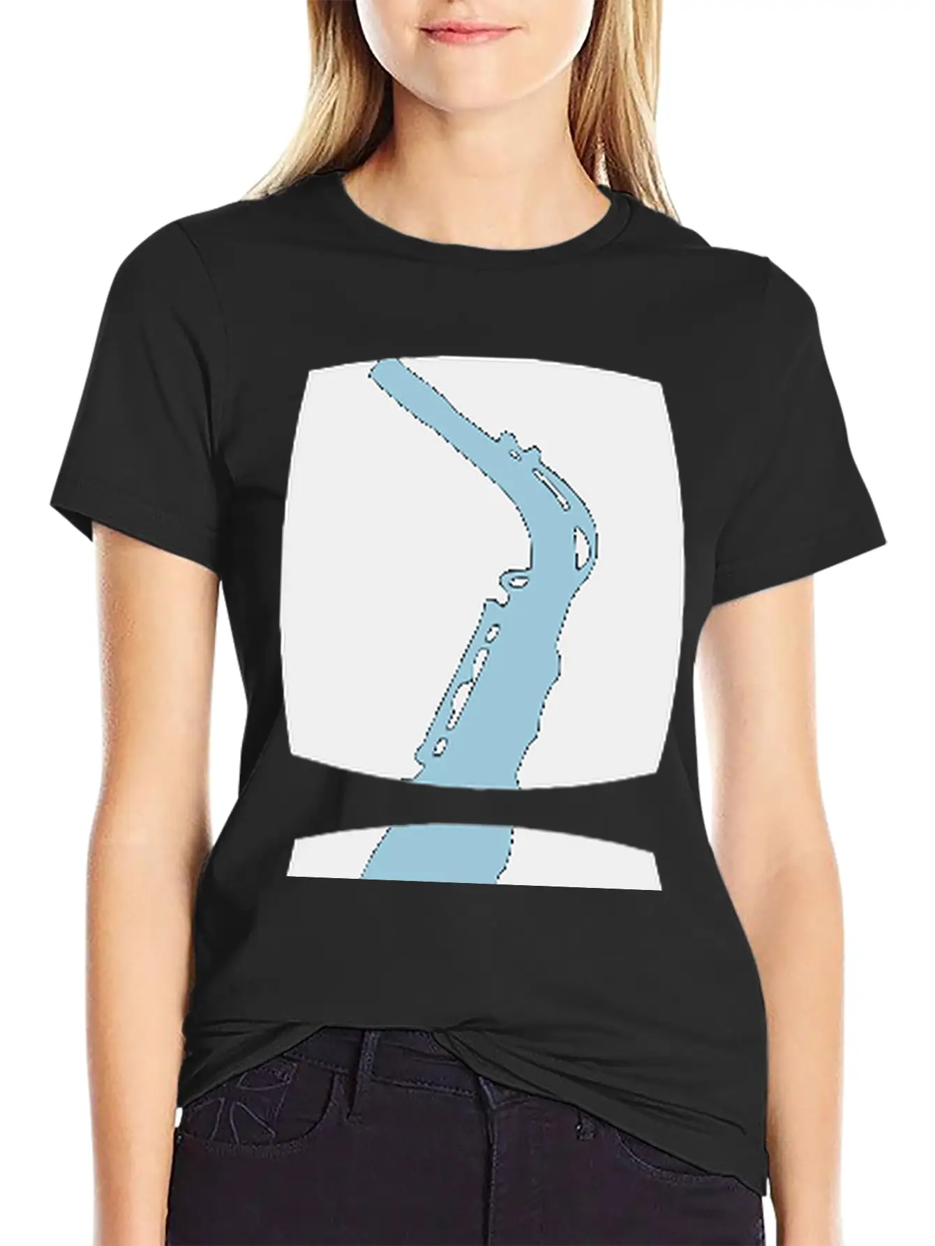 Saxophone Musician Motif Unisex Casual T-Shirt – Clean Design For Daily Comfort