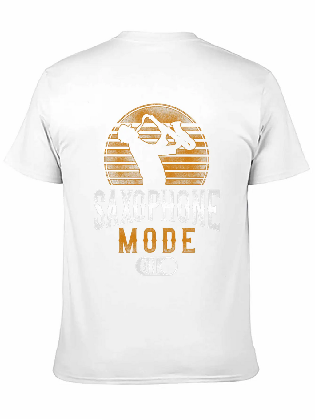 Saxophone Saxophone Mode On Unisex Short Sleeve Soft Cotton T-Shirt – Casual Everyday Wear