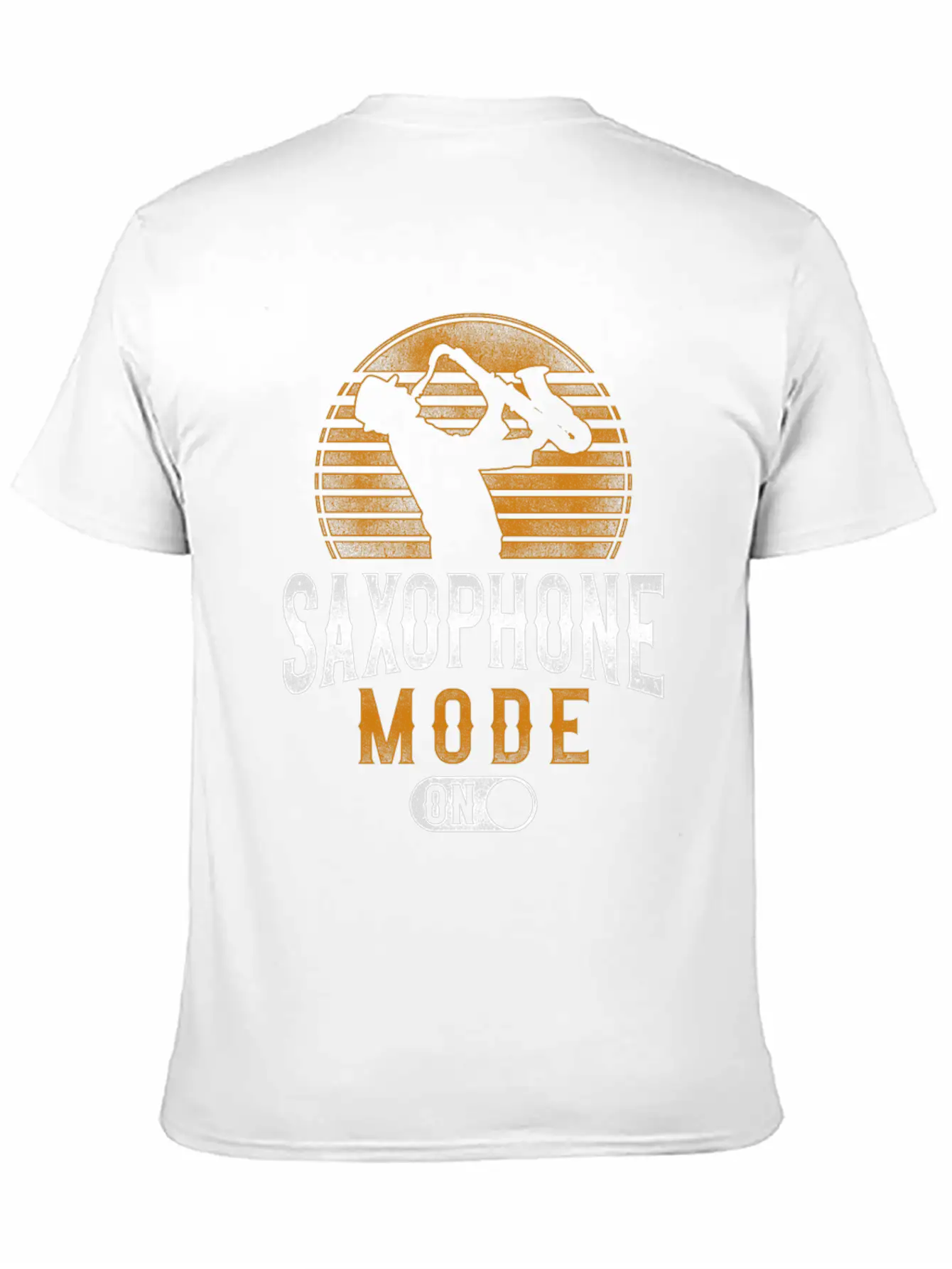 Saxophone Saxophone Mode On Unisex Short Sleeve Soft Cotton T-Shirt – Casual Everyday Wear