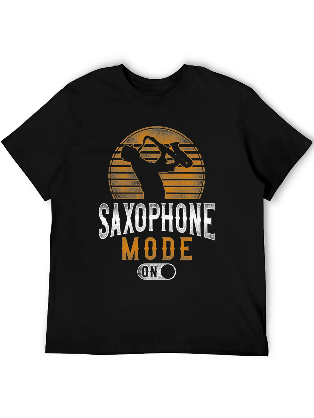 Saxophone Saxophone Mode On Unisex Short Sleeve Soft Cotton T-Shirt – Casual Everyday Wear