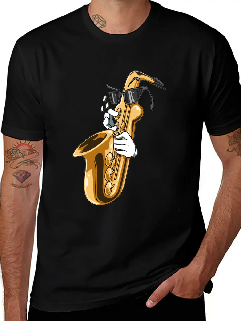 Saxophone Saxophone Music For A Saxophonist Unisex Casual T-Shirt – Clean Design For Daily Comfort