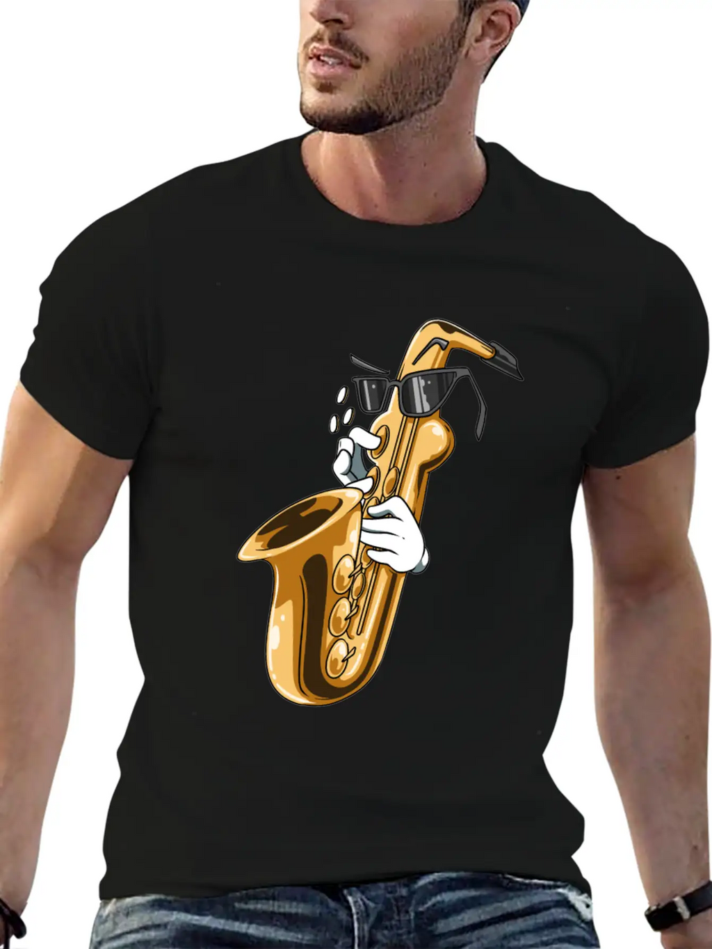 Saxophone Saxophone Music For A Saxophonist Unisex Casual T-Shirt – Clean Design For Daily Comfort
