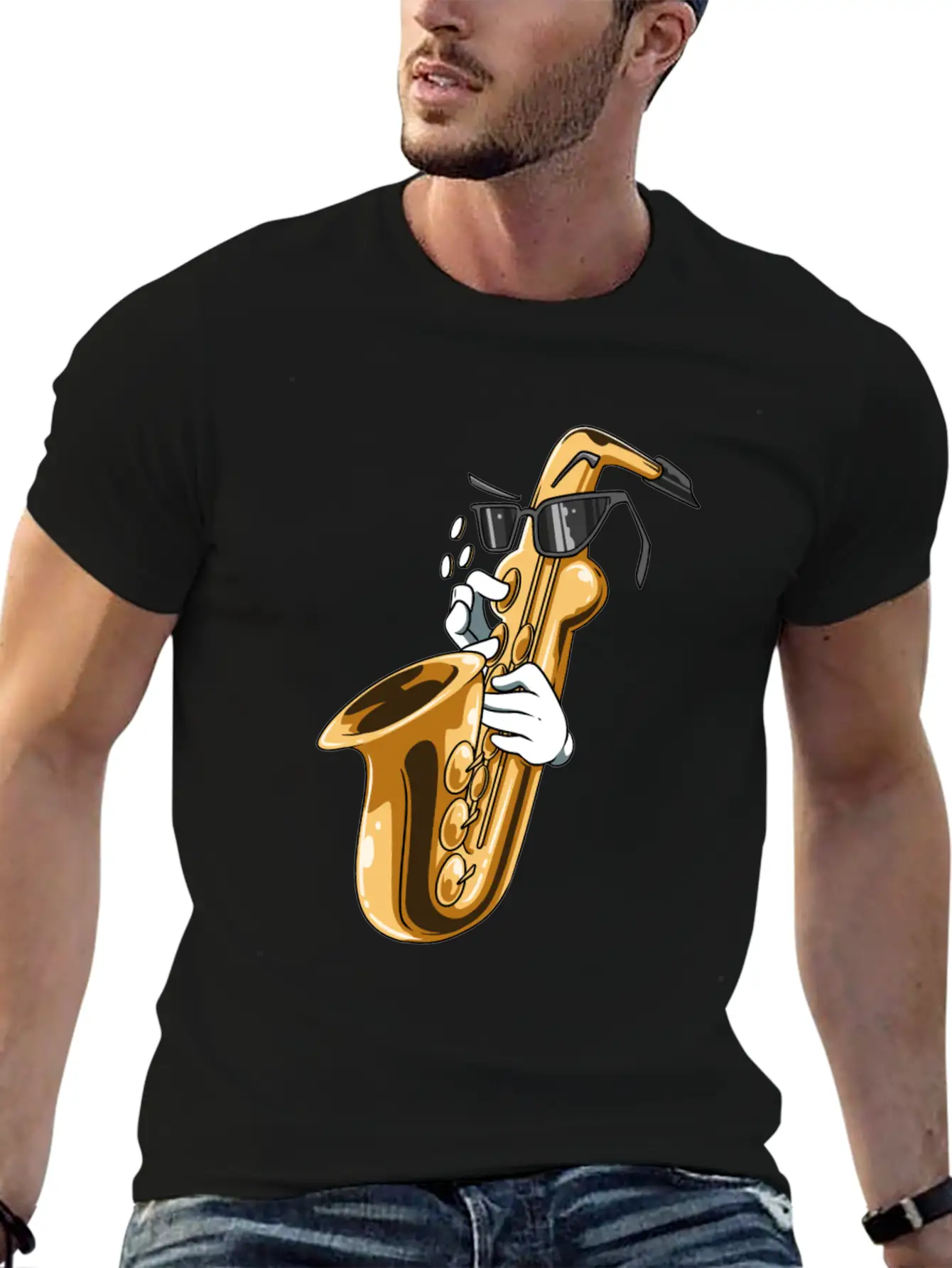 Saxophone Saxophone Music For A Saxophonist Unisex Casual T-Shirt – Clean Design For Daily Comfort