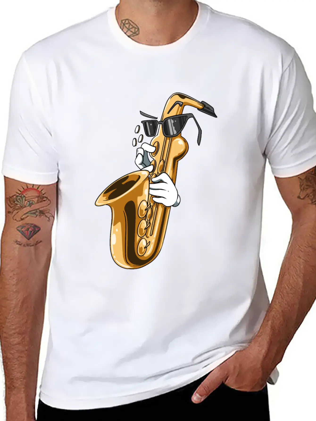 Saxophone Saxophone Music For A Saxophonist Unisex Casual T-Shirt – Clean Design For Daily Comfort