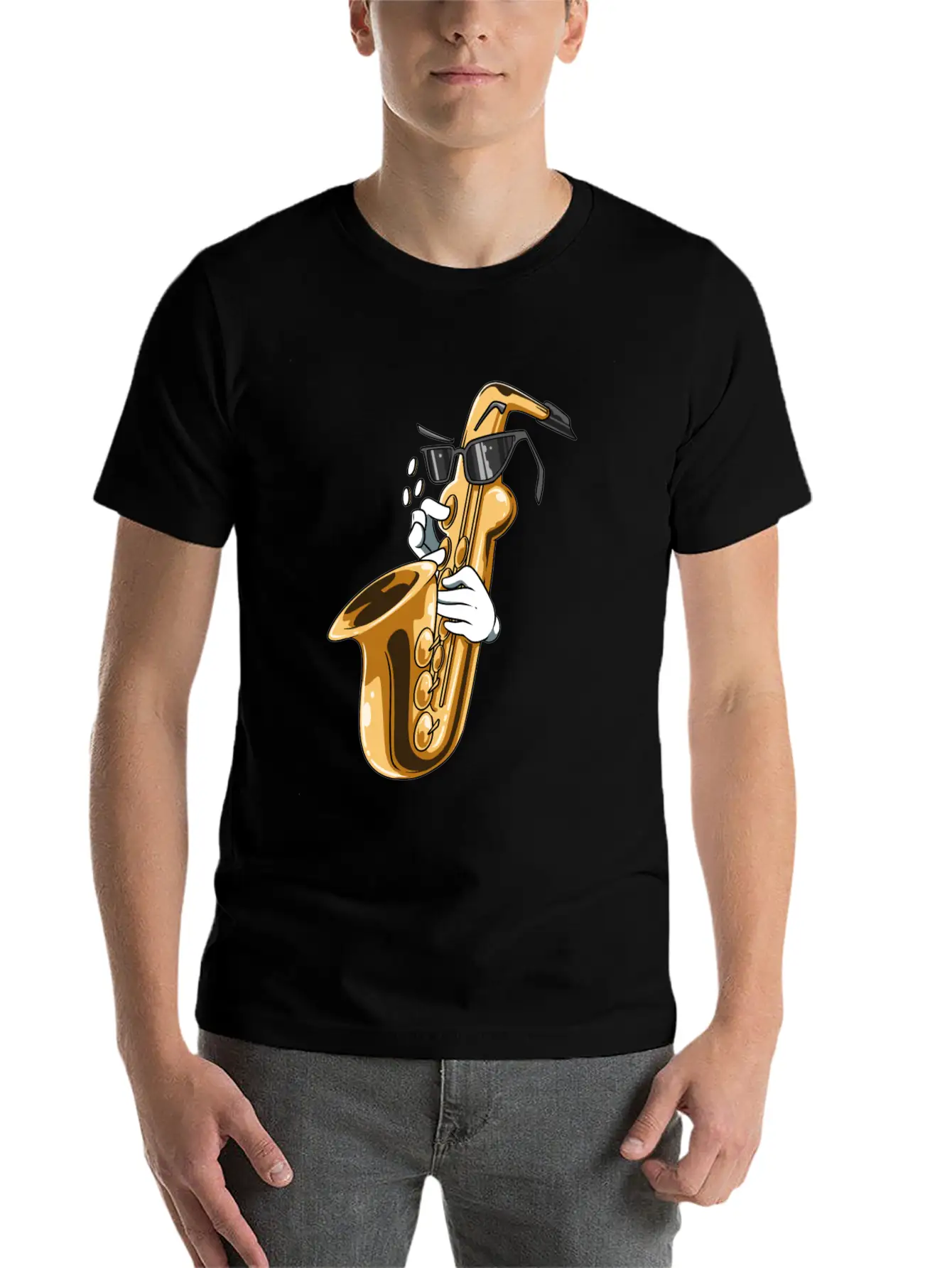 Saxophone Saxophone Music For A Saxophonist Unisex Casual T-Shirt – Clean Design For Daily Comfort