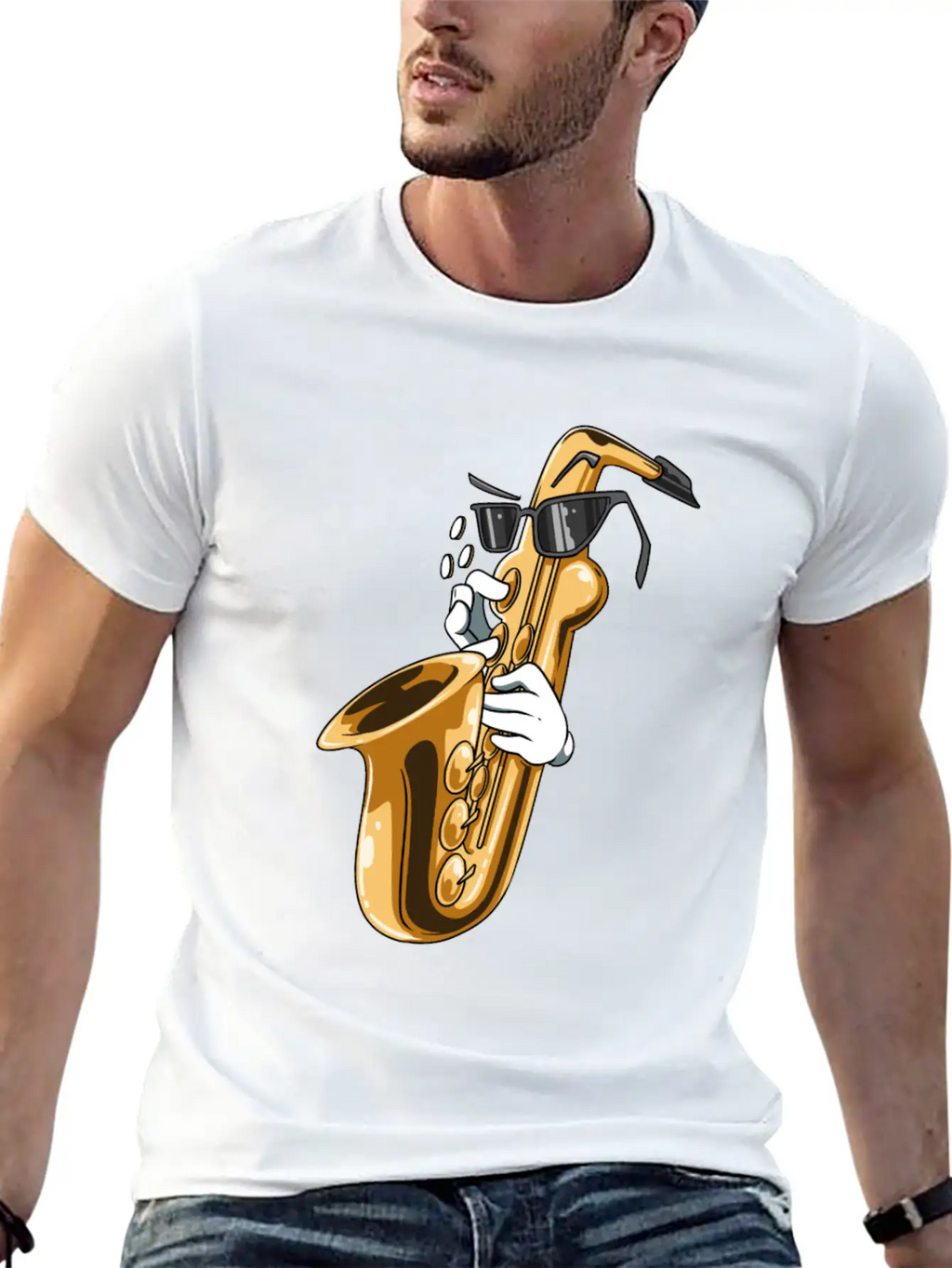 Saxophone Saxophone Music For A Saxophonist Unisex Casual T-Shirt – Clean Design For Daily Comfort