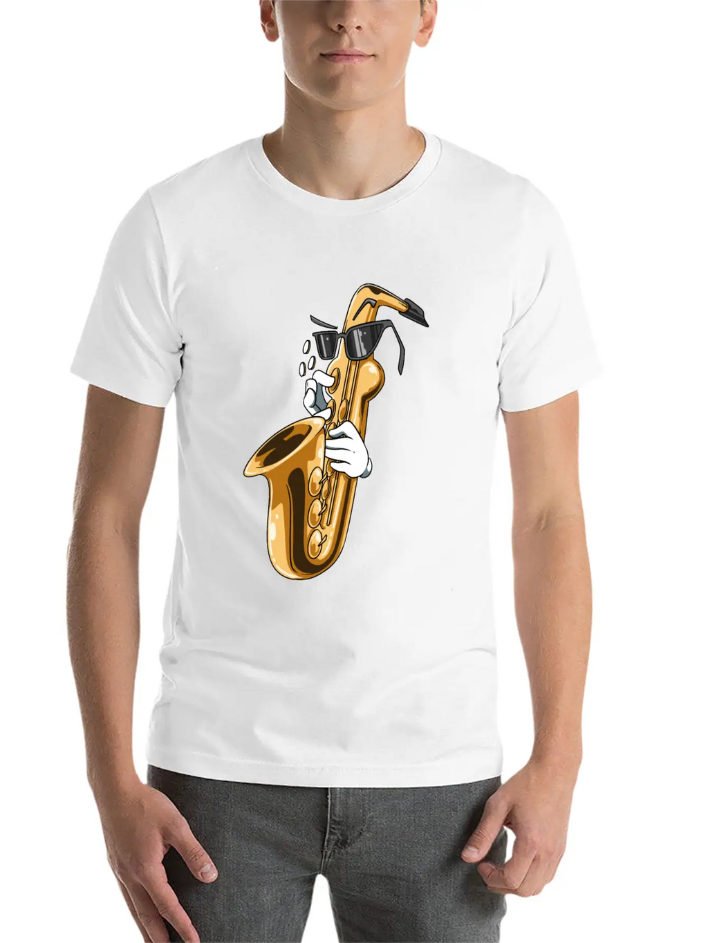Saxophone Saxophone Music For A Saxophonist Unisex Casual T-Shirt – Clean Design For Daily Comfort