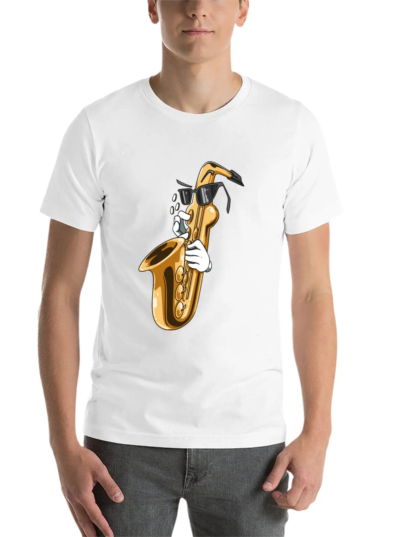 Saxophone Saxophone Music For A Saxophonist Unisex Casual T-Shirt – Clean Design For Daily Comfort