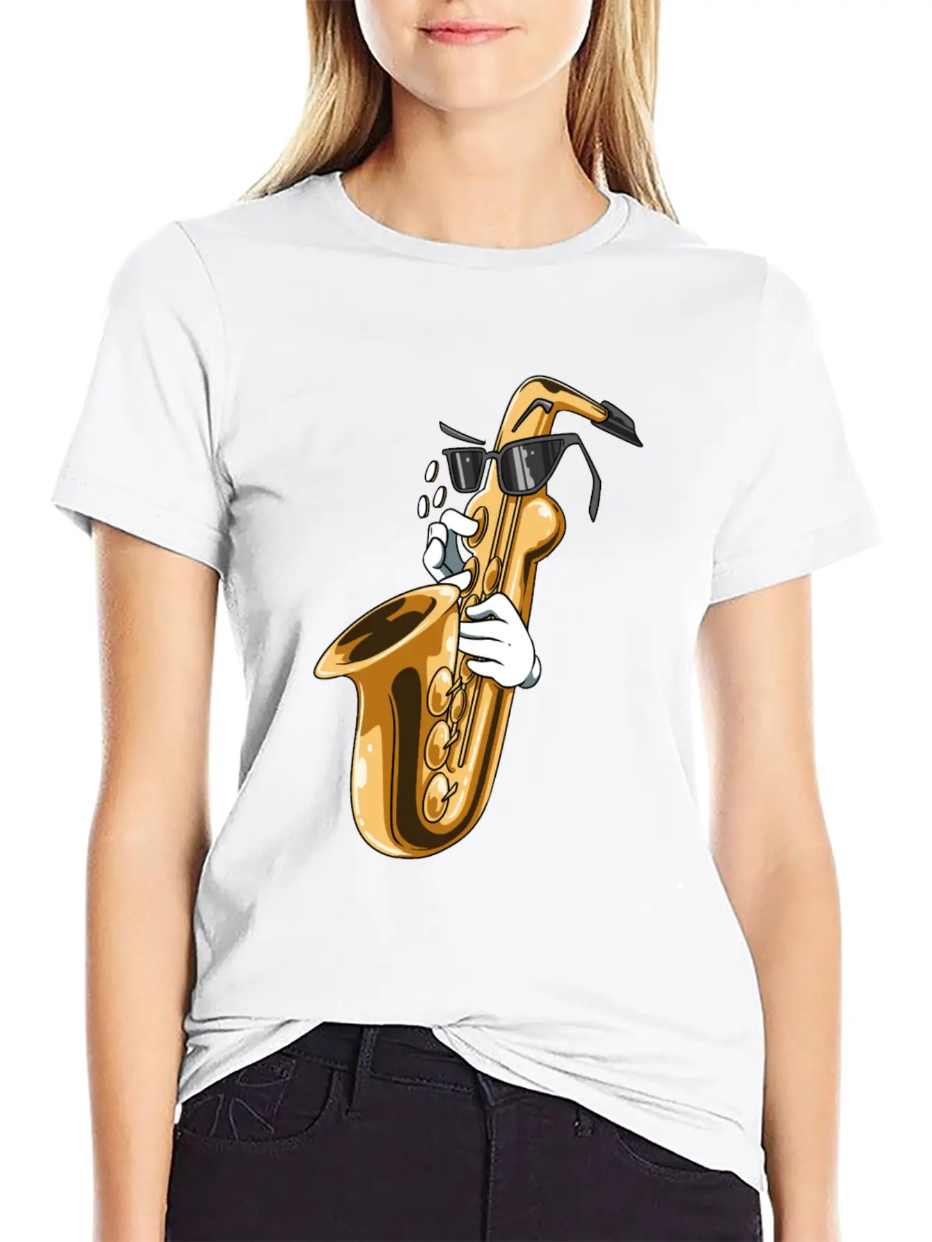 Saxophone Saxophone Music For A Saxophonist Unisex Casual T-Shirt – Clean Design For Daily Comfort