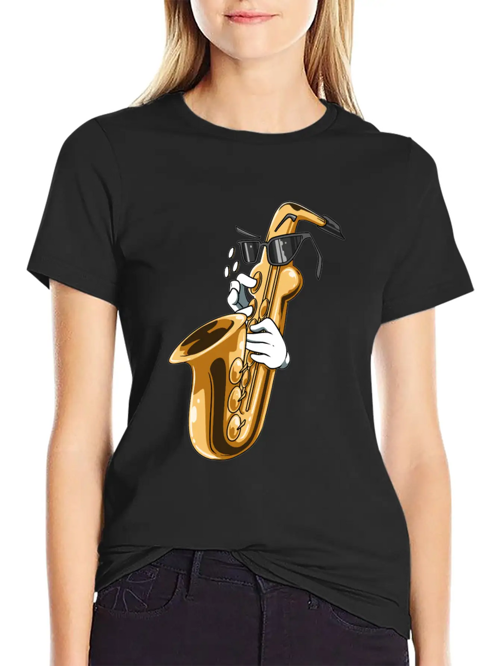 Saxophone Saxophone Music For A Saxophonist Unisex Casual T-Shirt – Clean Design For Daily Comfort