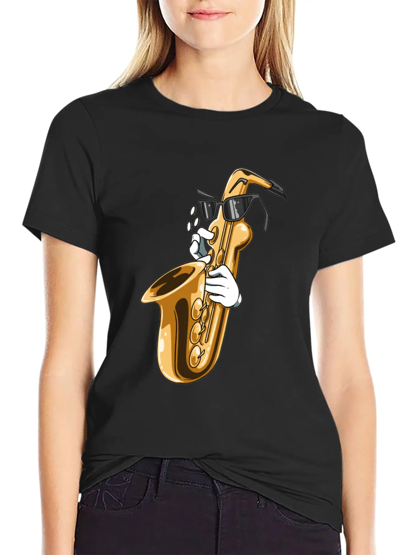 Saxophone Saxophone Music For A Saxophonist Unisex Casual T-Shirt – Clean Design For Daily Comfort