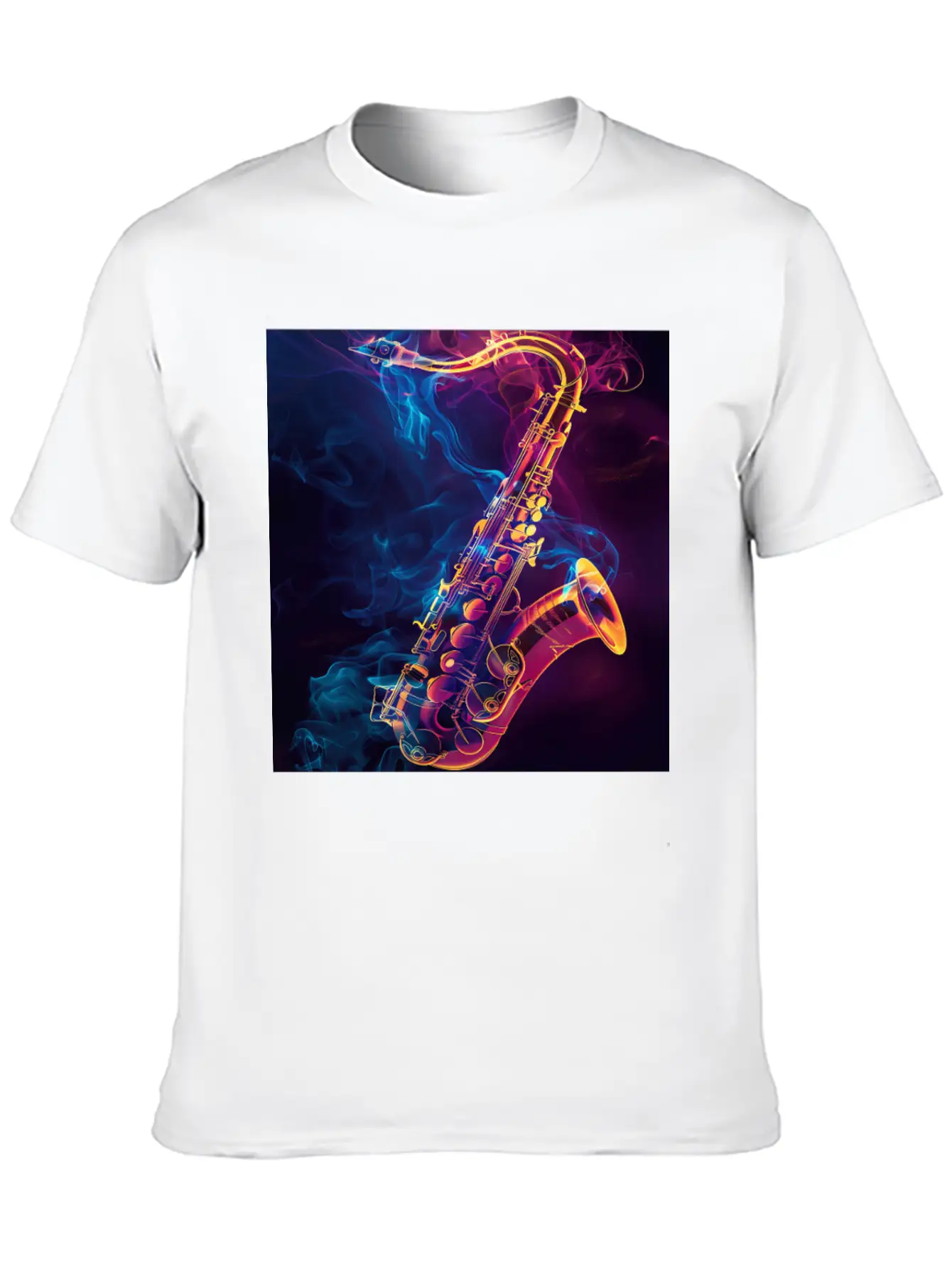 Saxophone Unisex Casual T-Shirt – Clean Design For Daily Comfort