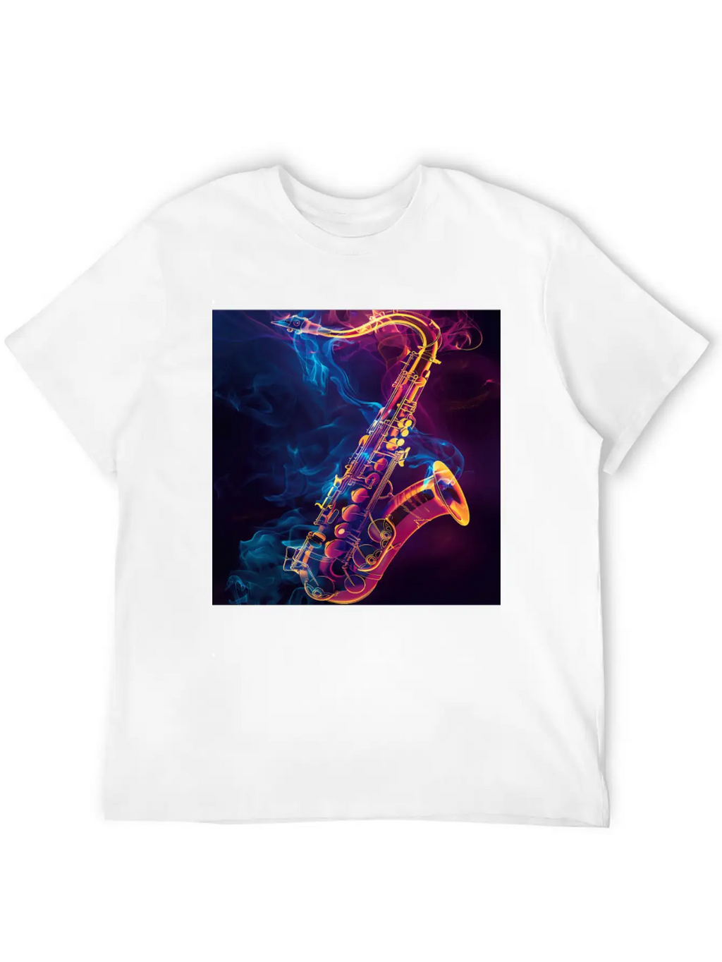 Saxophone Unisex Casual T-Shirt – Clean Design For Daily Comfort