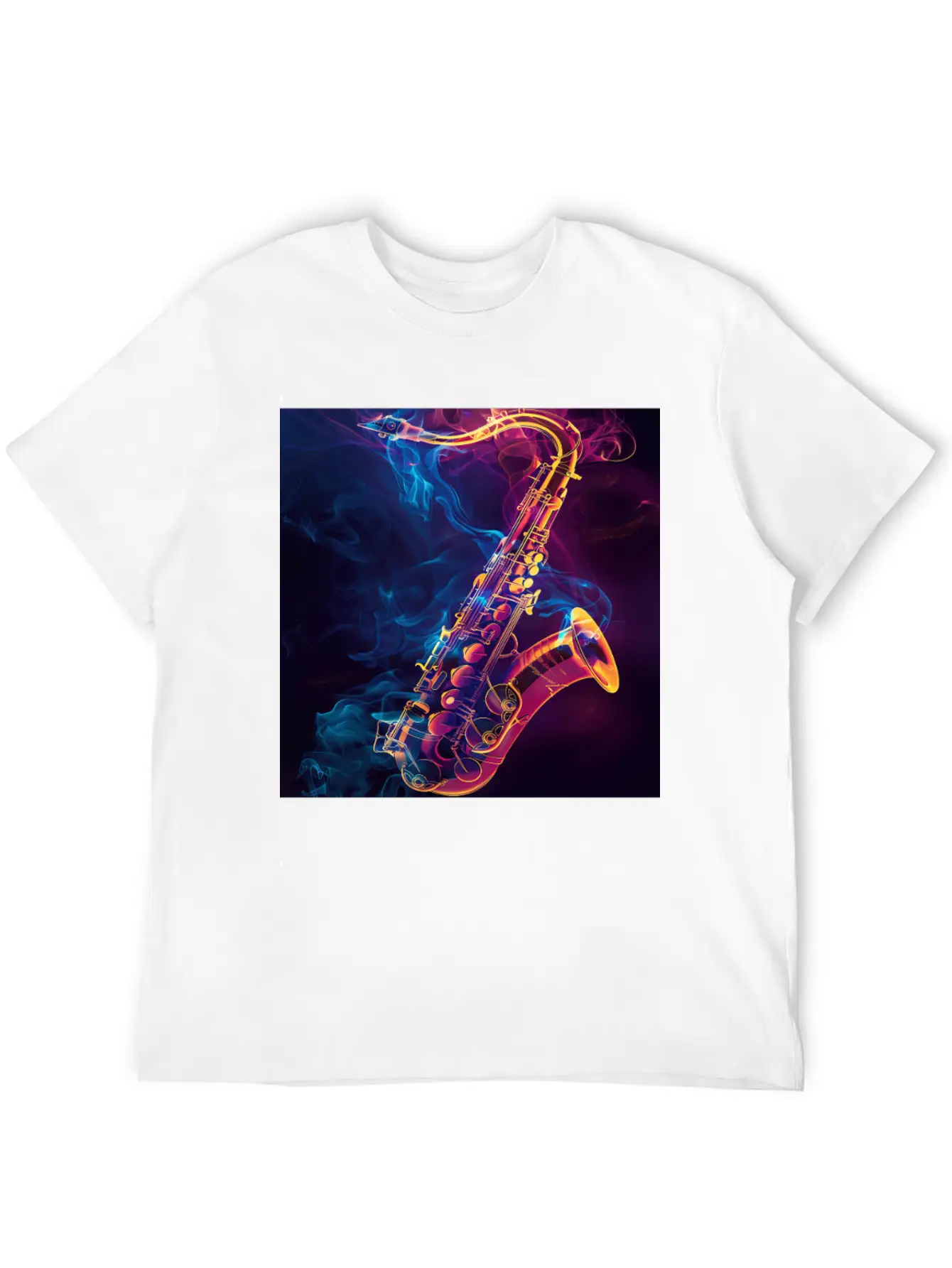 Saxophone Unisex Casual T-Shirt – Clean Design For Daily Comfort
