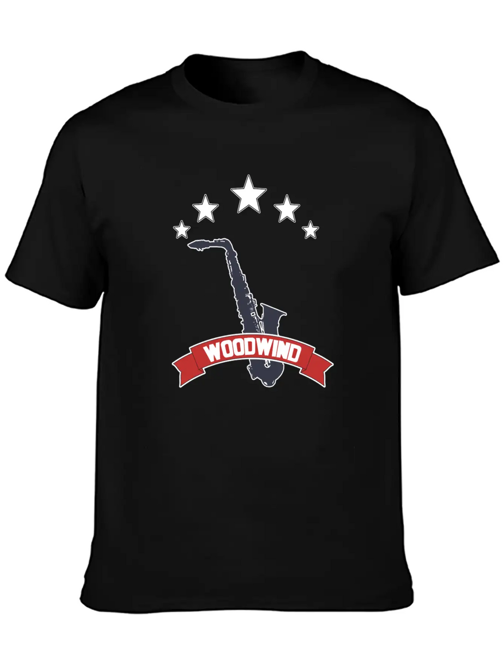 Saxophone Woodwind Classic Fit Graphic Tee For Daily Comfort – Unisex Cotton Shirt