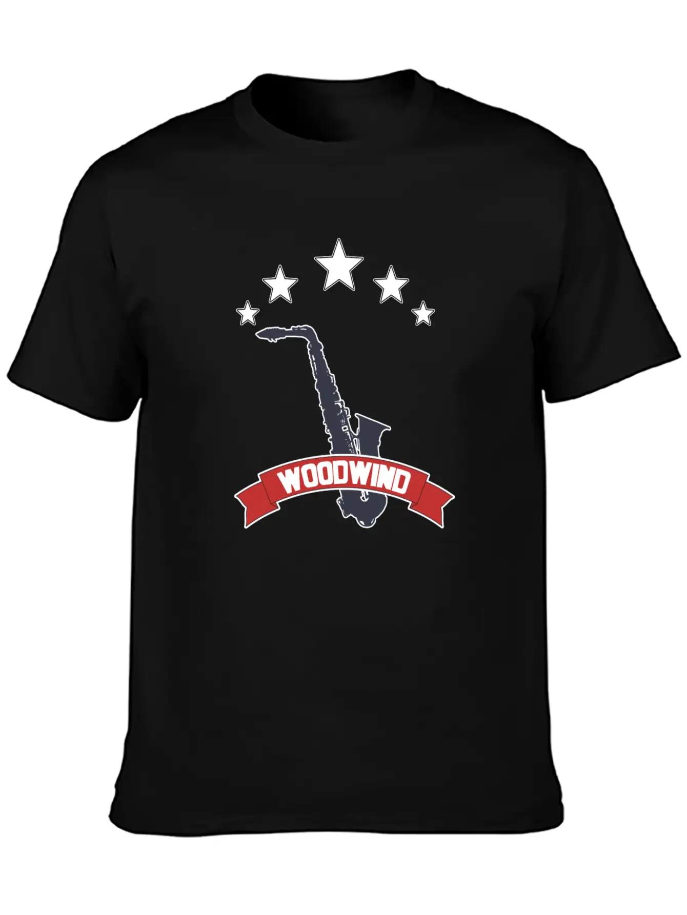 Saxophone Woodwind Classic Fit Graphic Tee For Daily Comfort – Unisex Cotton Shirt