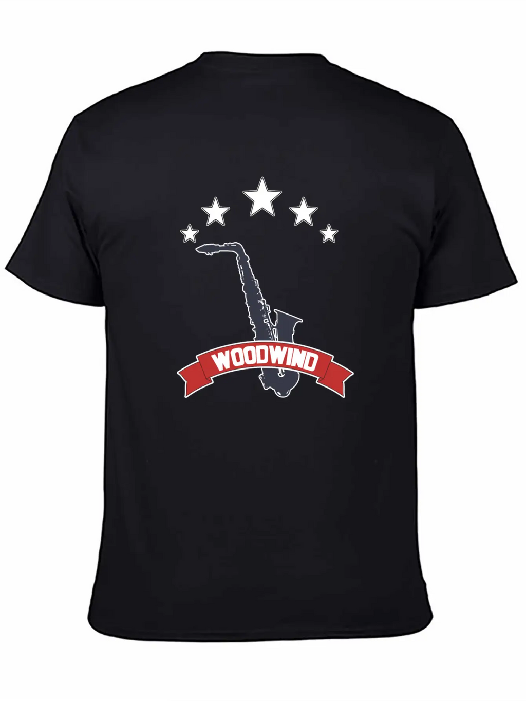 Saxophone Woodwind Classic Fit Graphic Tee For Daily Comfort – Unisex Cotton Shirt