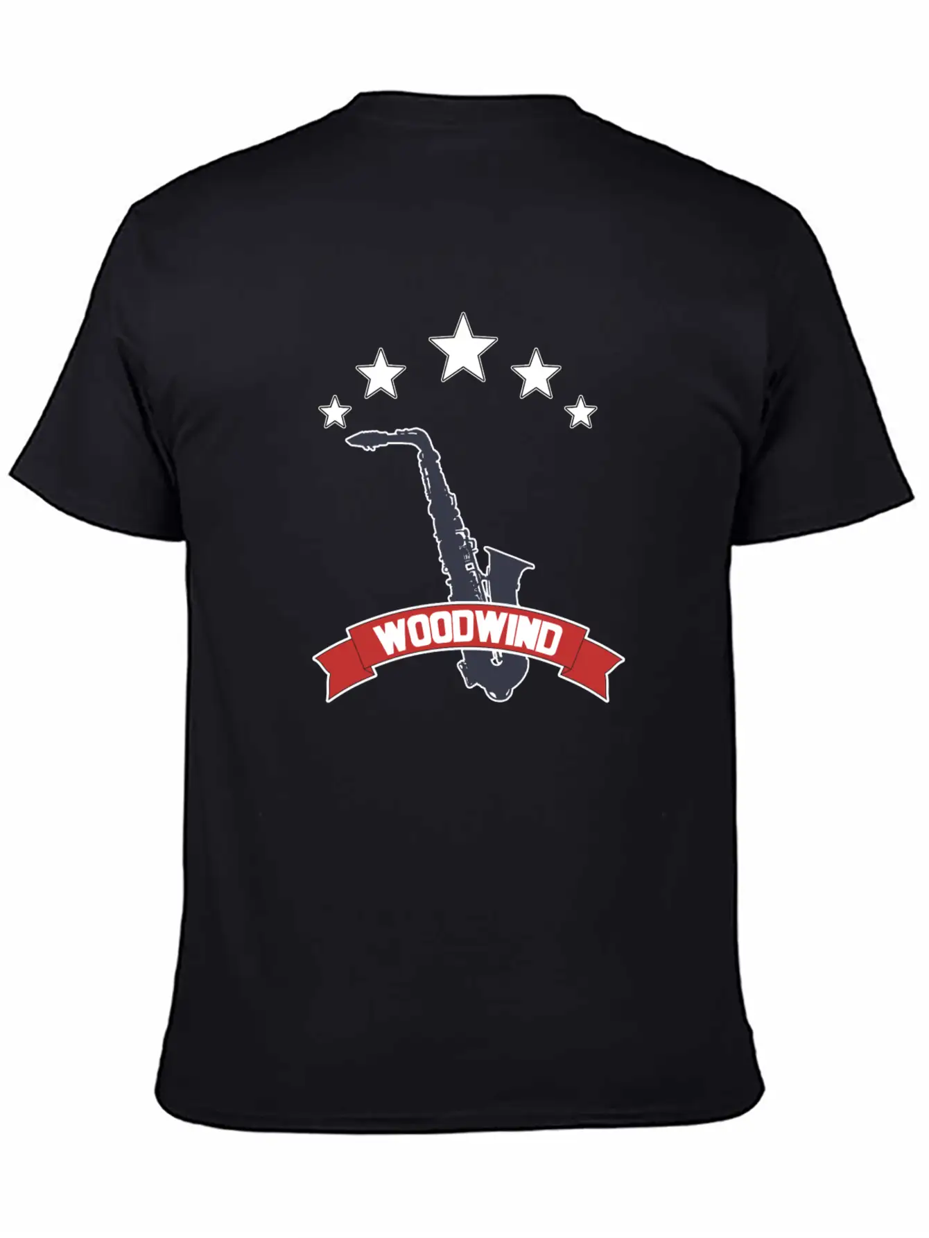 Saxophone Woodwind Classic Fit Graphic Tee For Daily Comfort – Unisex Cotton Shirt