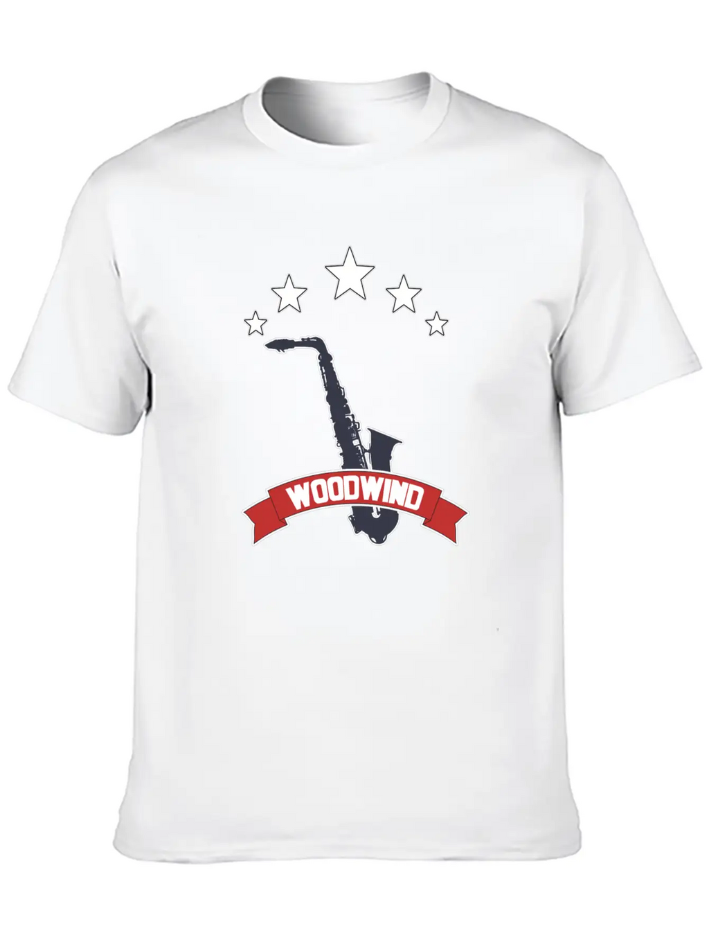 Saxophone Woodwind Classic Fit Graphic Tee For Daily Comfort – Unisex Cotton Shirt