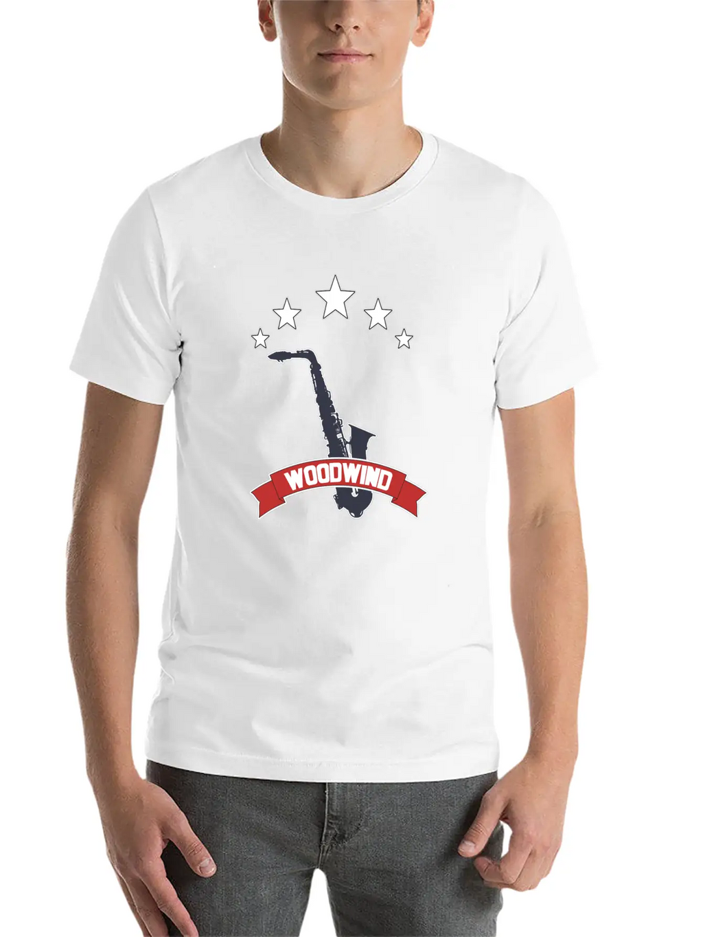 Saxophone Woodwind Classic Fit Graphic Tee For Daily Comfort – Unisex Cotton Shirt