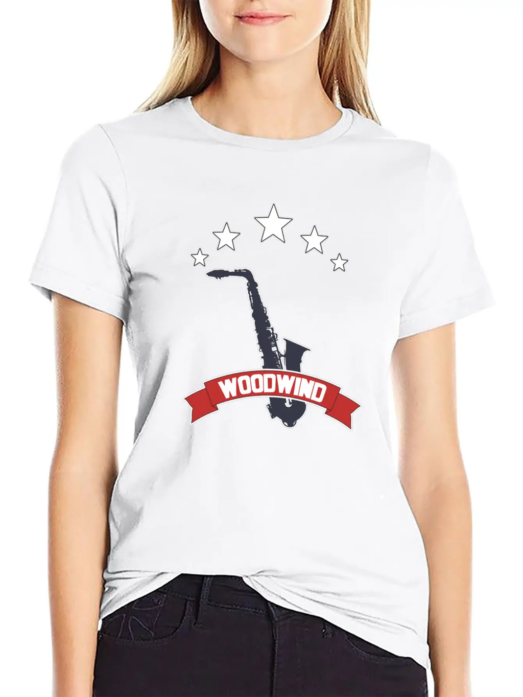 Saxophone Woodwind Classic Fit Graphic Tee For Daily Comfort – Unisex Cotton Shirt