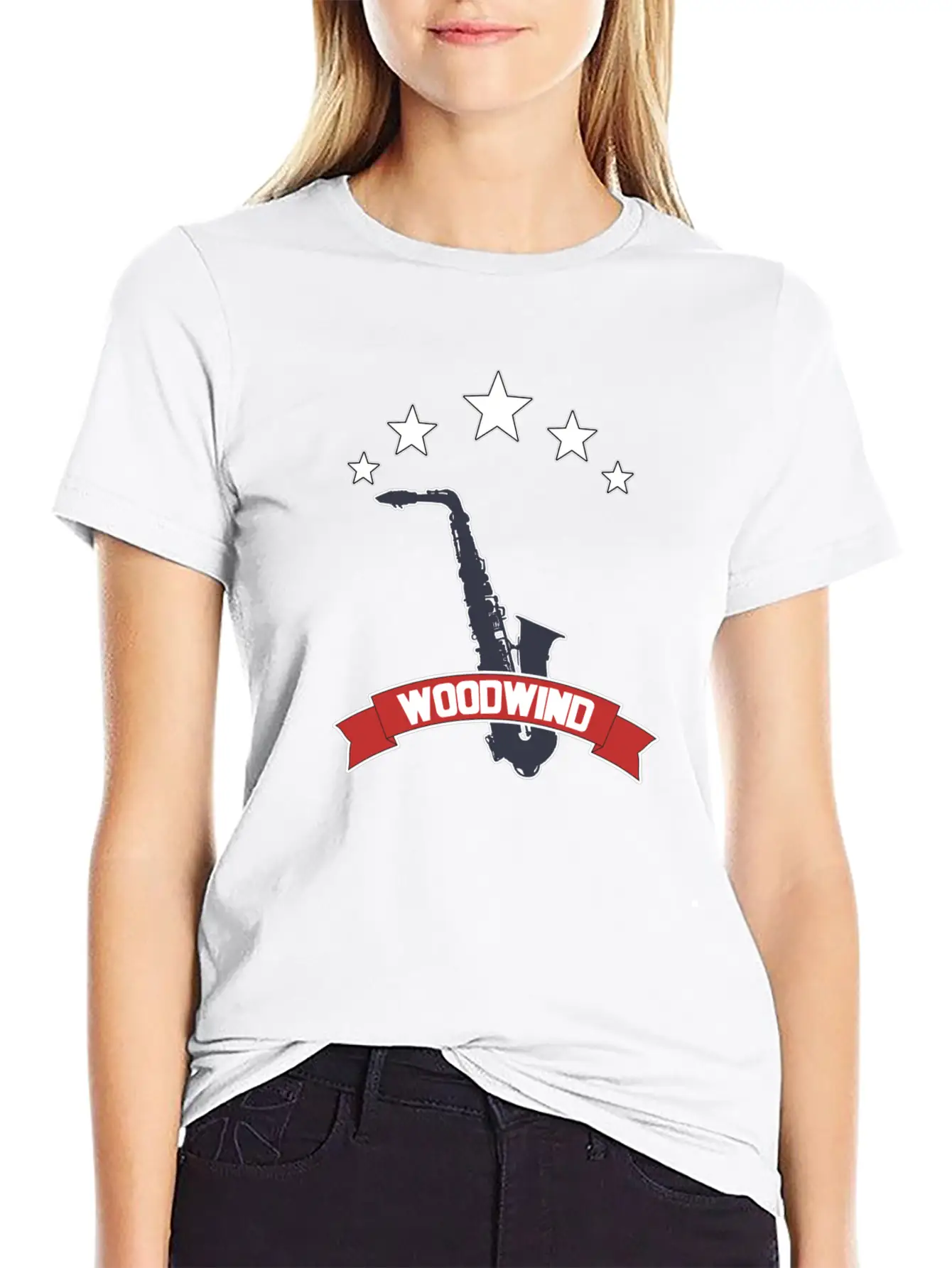 Saxophone Woodwind Classic Fit Graphic Tee For Daily Comfort – Unisex Cotton Shirt
