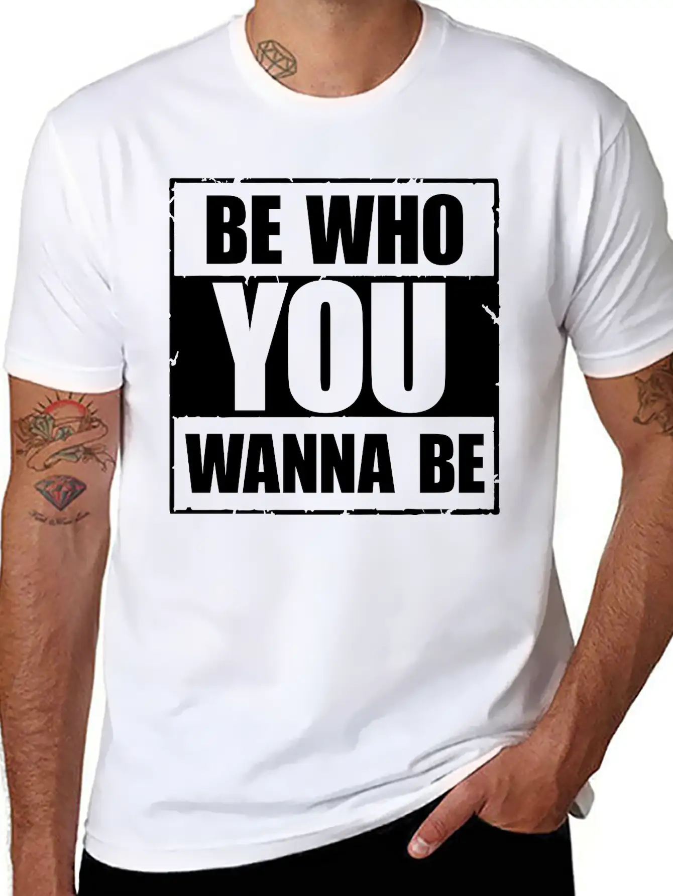 Saying Self- Unisex Short Sleeve Soft Cotton T-Shirt – Casual Everyday Wear
