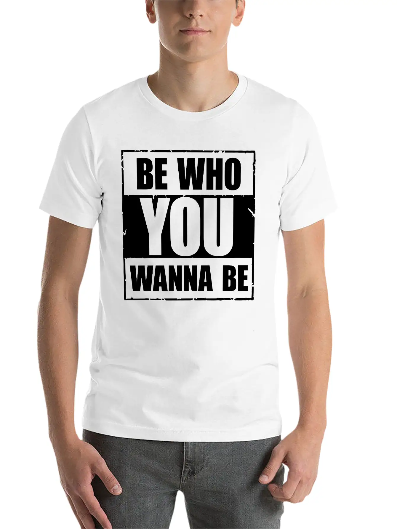 Saying Self- Unisex Short Sleeve Soft Cotton T-Shirt – Casual Everyday Wear