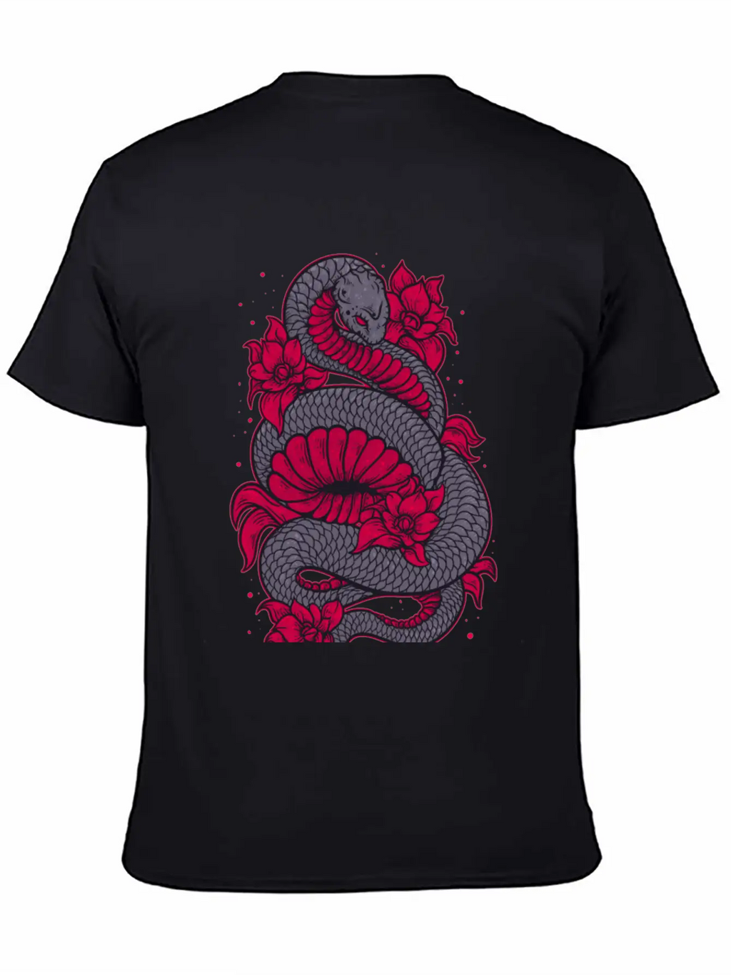 Scary Snake Unisex Casual T-Shirt – Clean Design For Daily Comfort