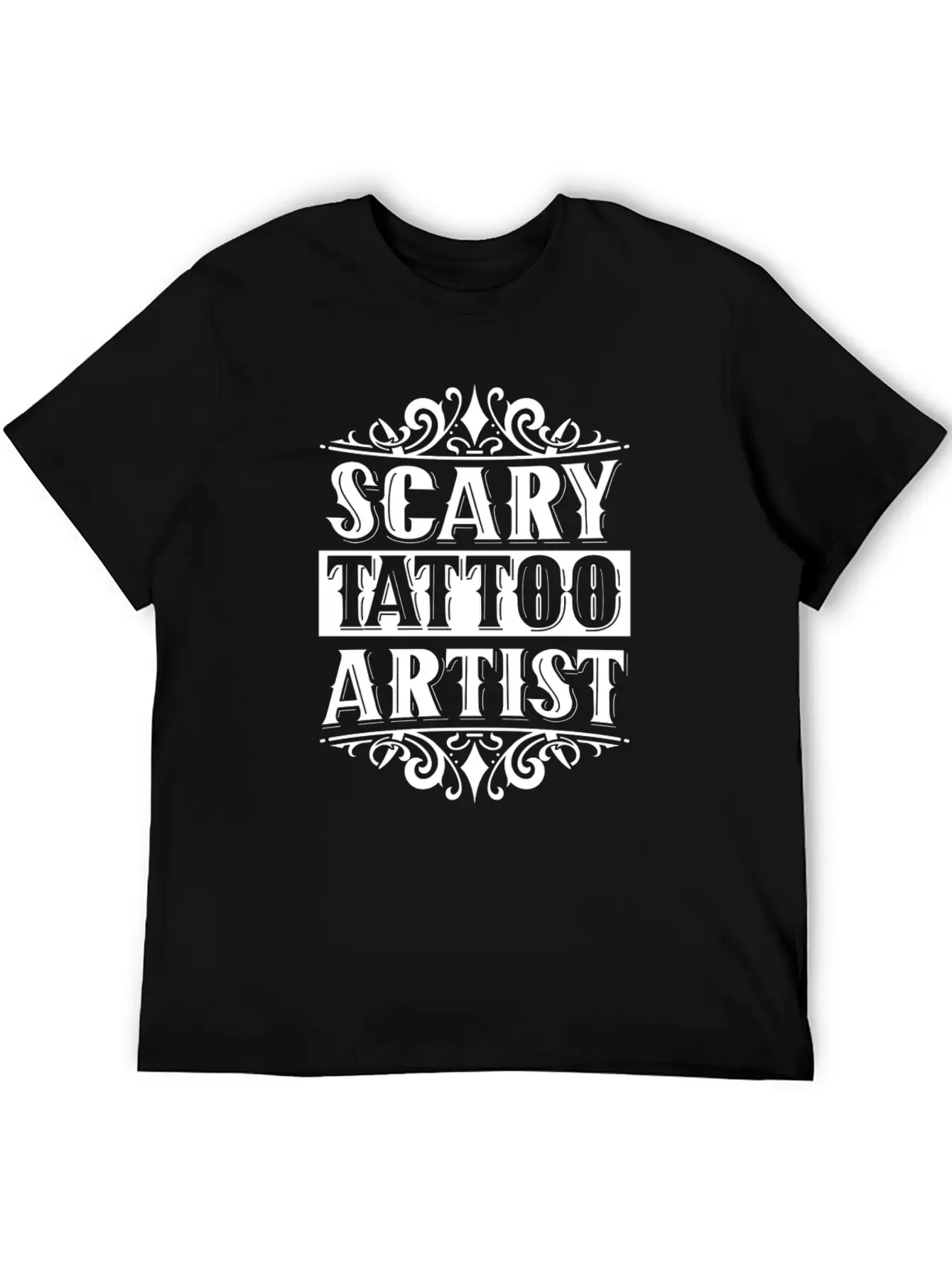Scary Tattoo Artist Art Ink Job Breathable Soft Cotton T-Shirt – Timeless Casual Look